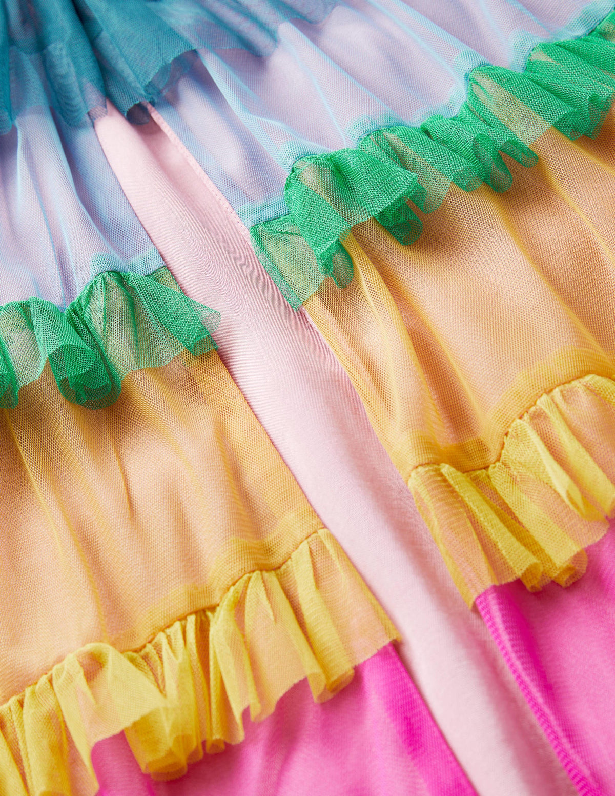 Tüll-Cape-Bunt, Regenbogen-3