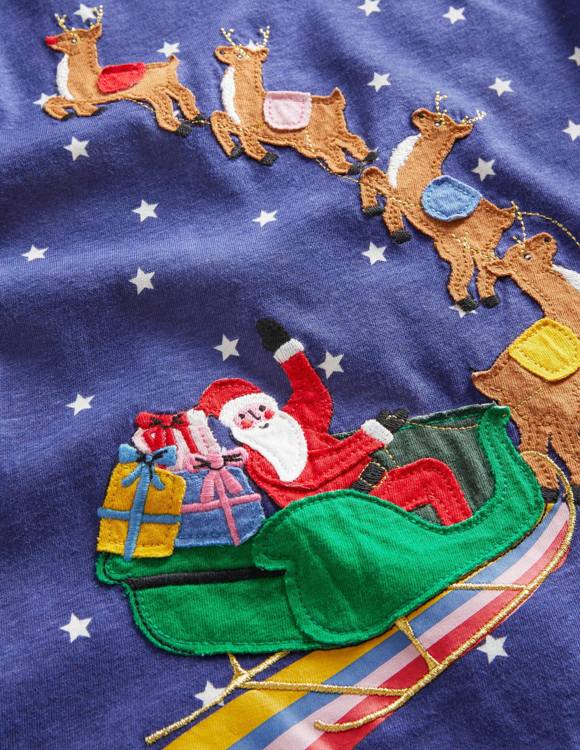 T-shirt phosphorescent-Père Noël tribord-3