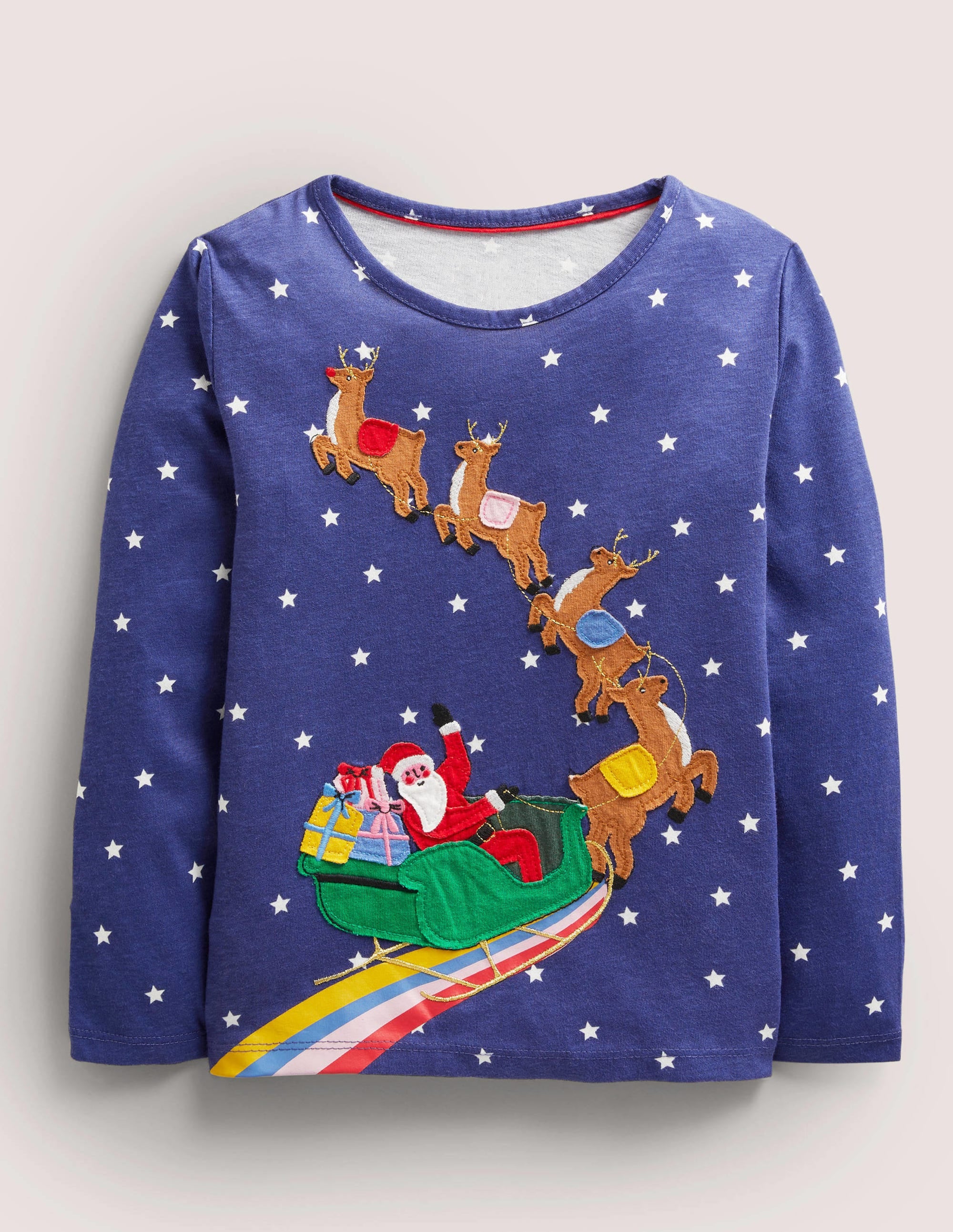 T-shirt phosphorescent-Père Noël tribord - Image 1