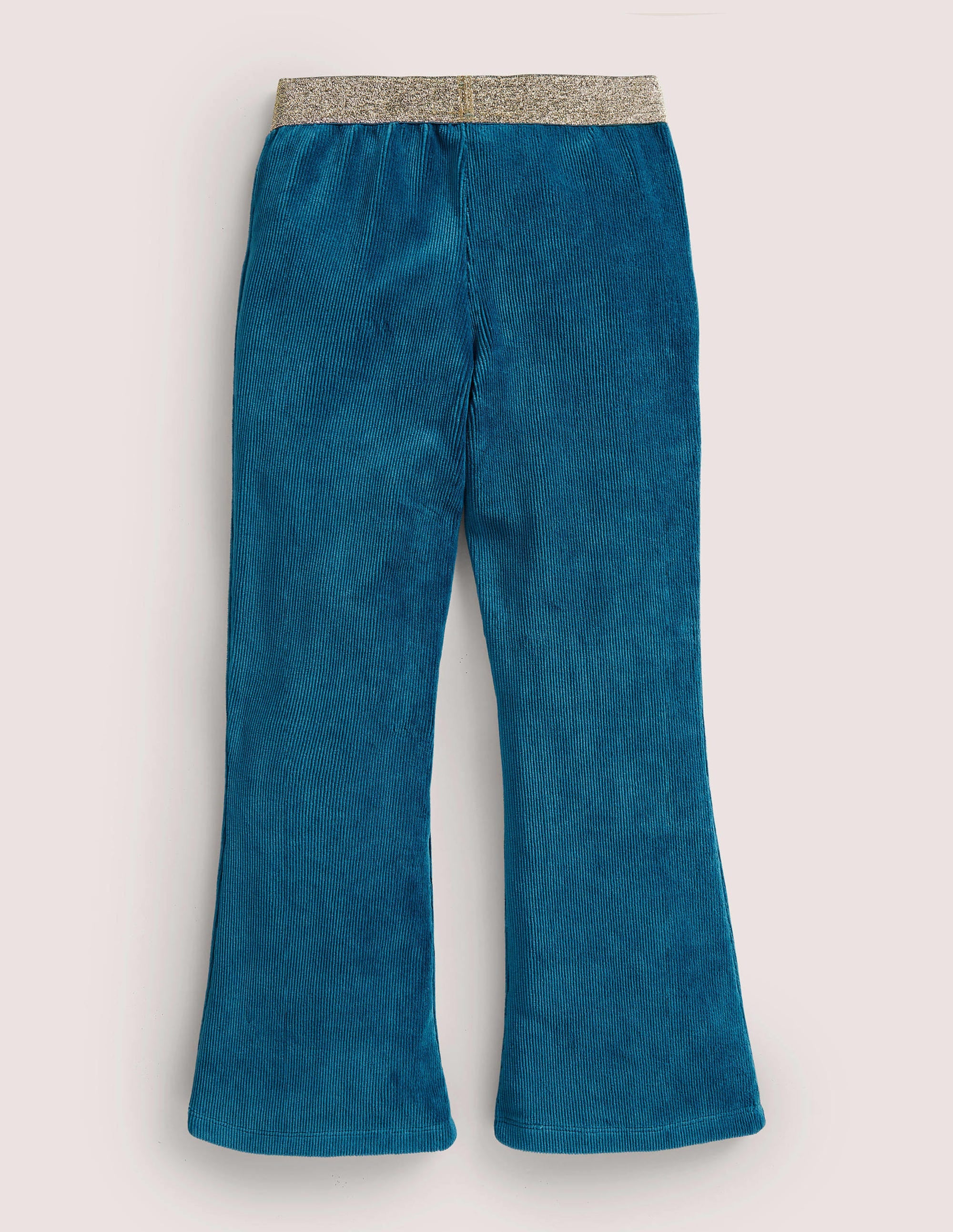 Pantalon évasé à ceinture étincelante-Bleu baltique - Image 2
