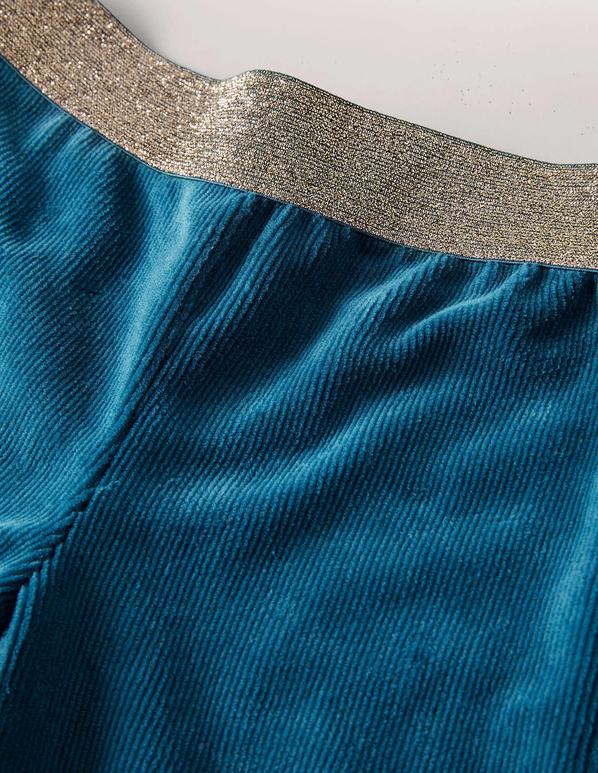 Pantalon évasé à ceinture étincelante-Bleu baltique - Image 3