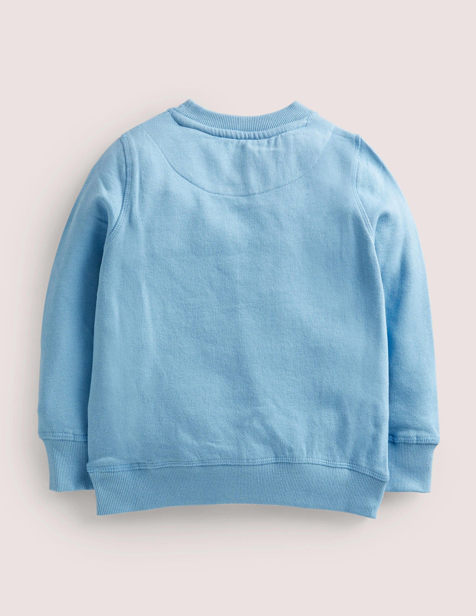 Blue Reindeer Embroidered Sweatshirt-Renne bleu ancien-2