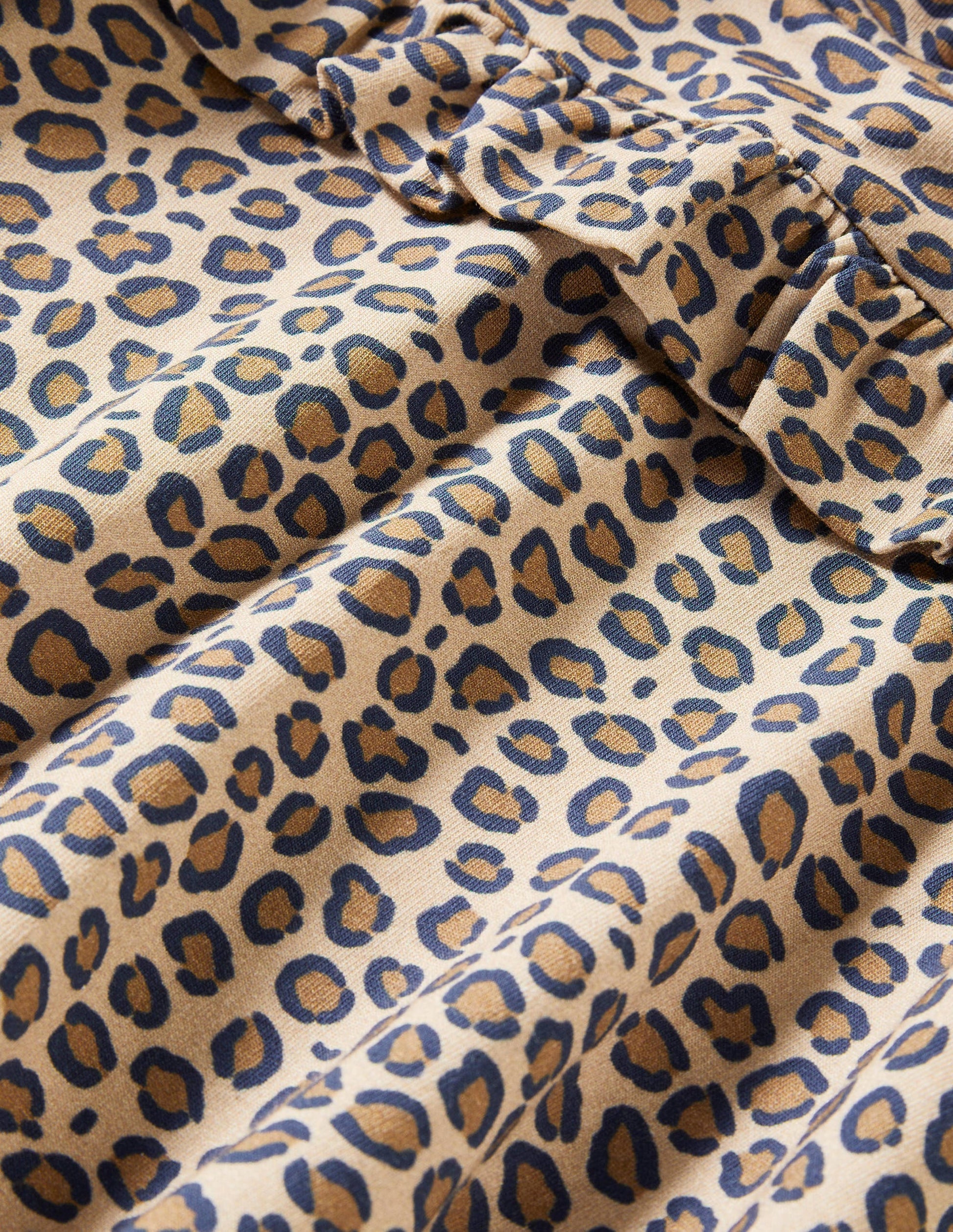 Kleid mit Rollkragen-Leopardenmuster-3