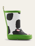 Bottes de pluie (B. Garçons)-Vache ivoire/noir