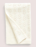 Strickdecke-Naturweiß