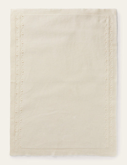 Cosy Cashmere Blanket-Ecru