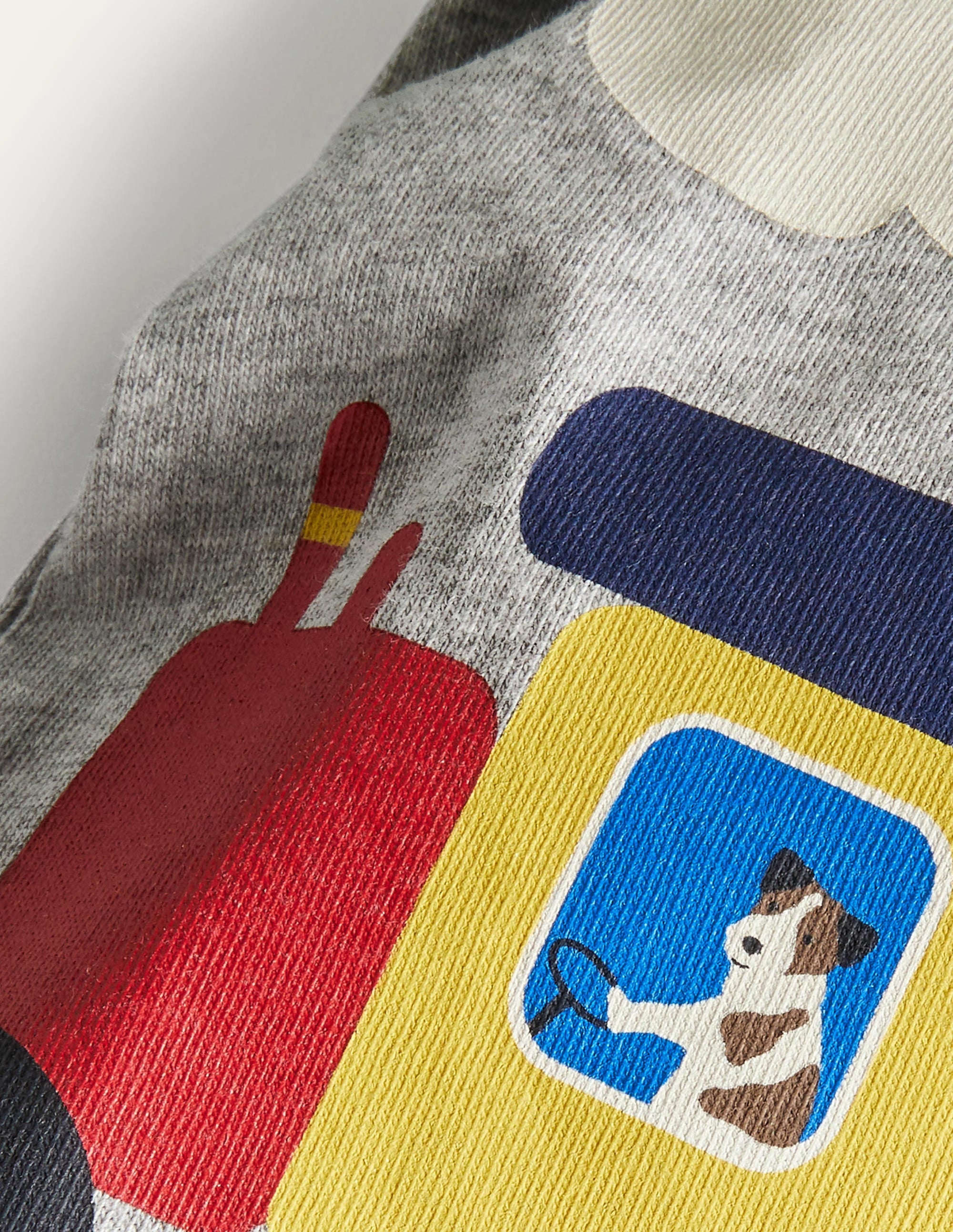 T-shirt à imprimé train-Train gris chiné - Image 3