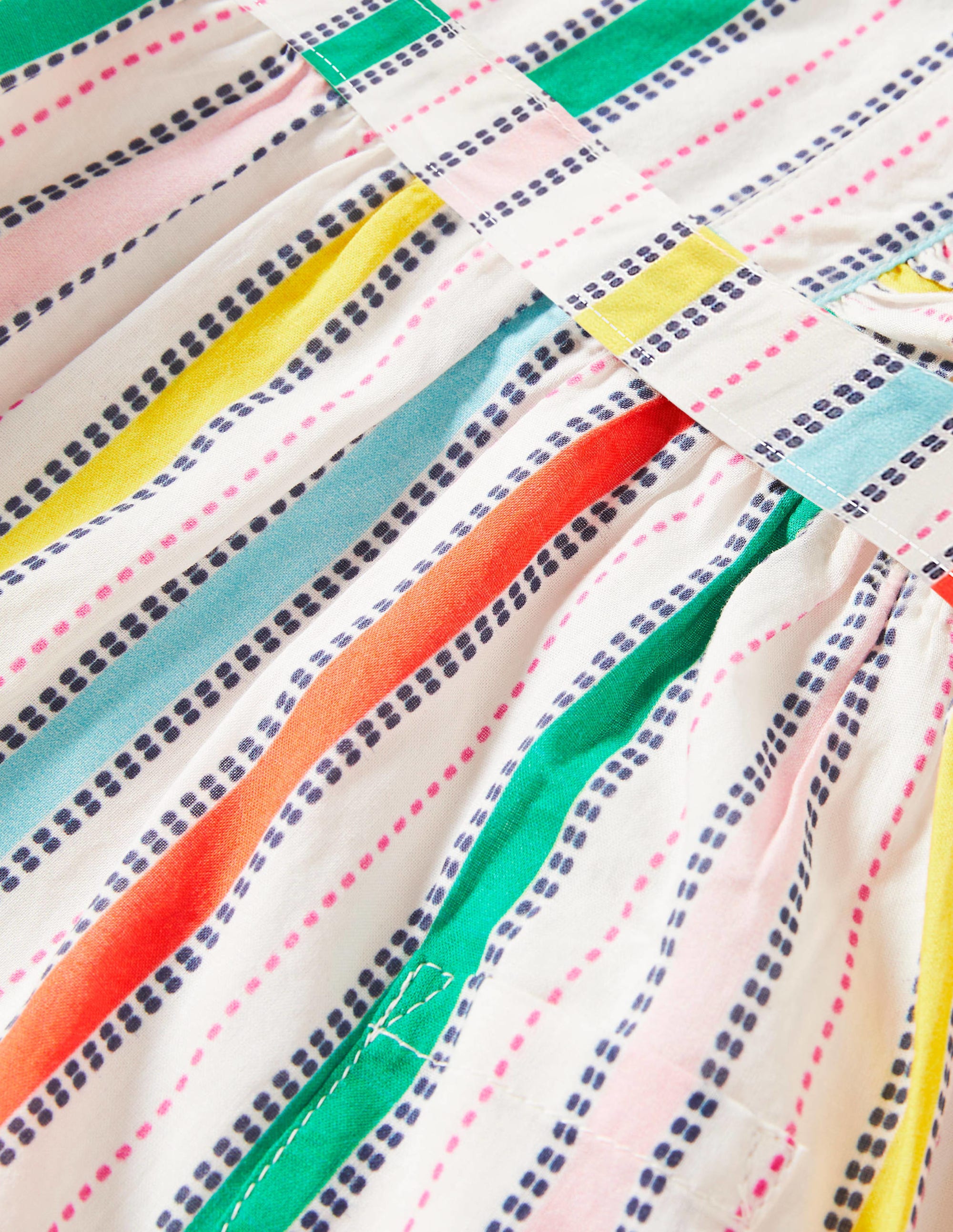 Robe chasuble tissée-Ivoire/multi - Image 3