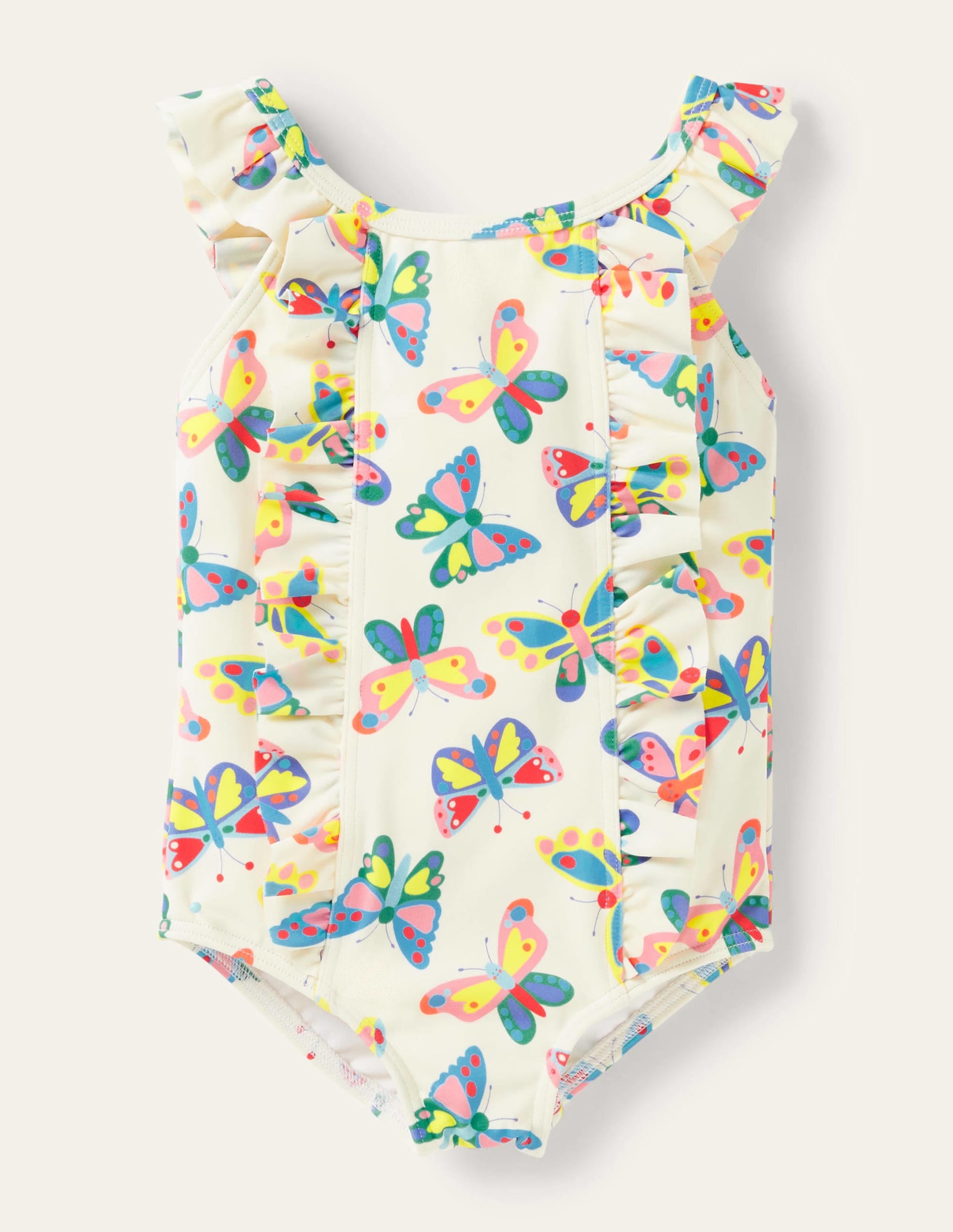 Maillot de bain avec nœud à l'arrière-Papillons ivoire - Image 1