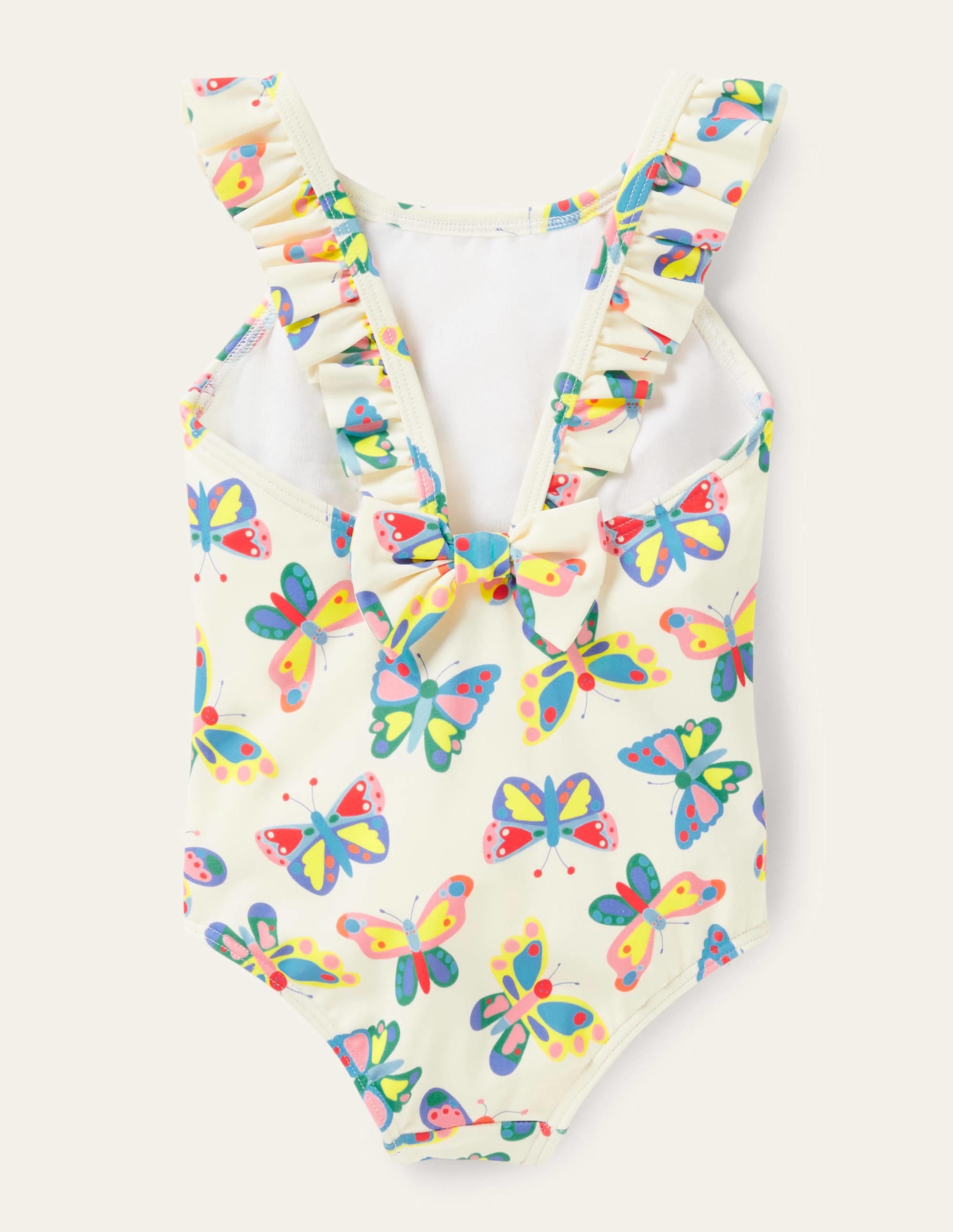 Maillot de bain avec nœud à l'arrière-Papillons ivoire - Image 2
