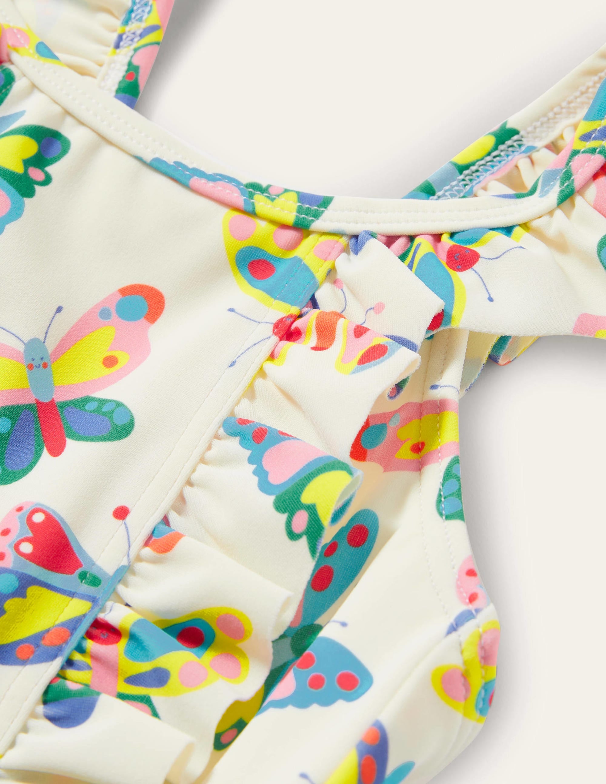 Maillot de bain avec nœud à l'arrière-Papillons ivoire - Image 3