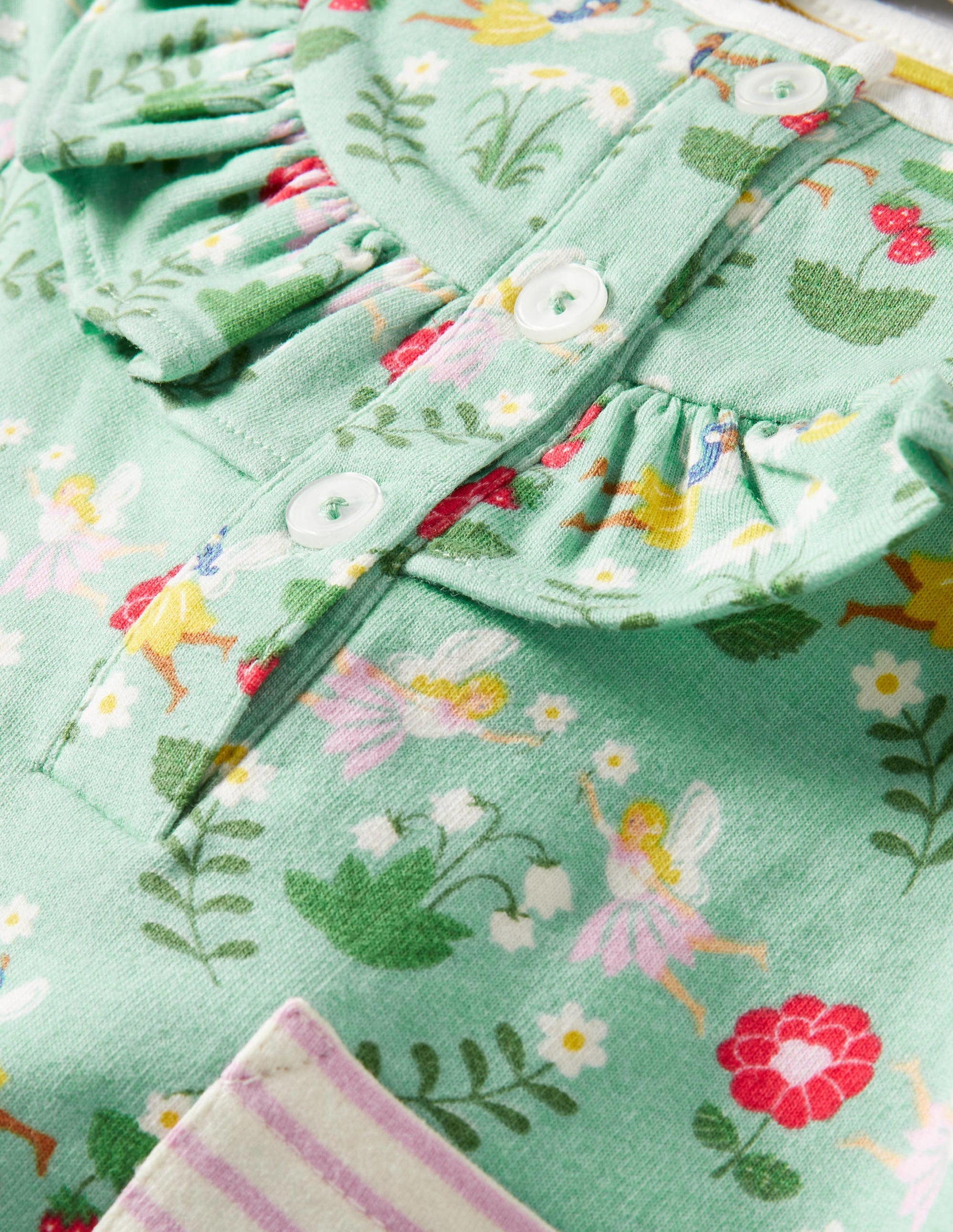 Jersey Ruffle Playset-Fountain Flower Fairies-3