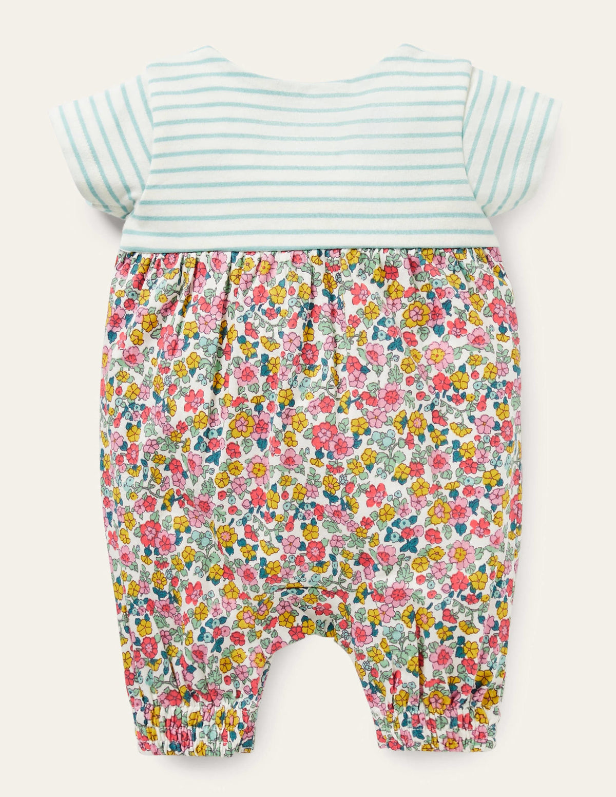 Jerseystrampler mit Mustermix-Bunt, Vintage-Blumenbeet - Image 2