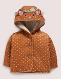 Hedgehog Cord Jacket-Butterscotch Brown Hedgehog