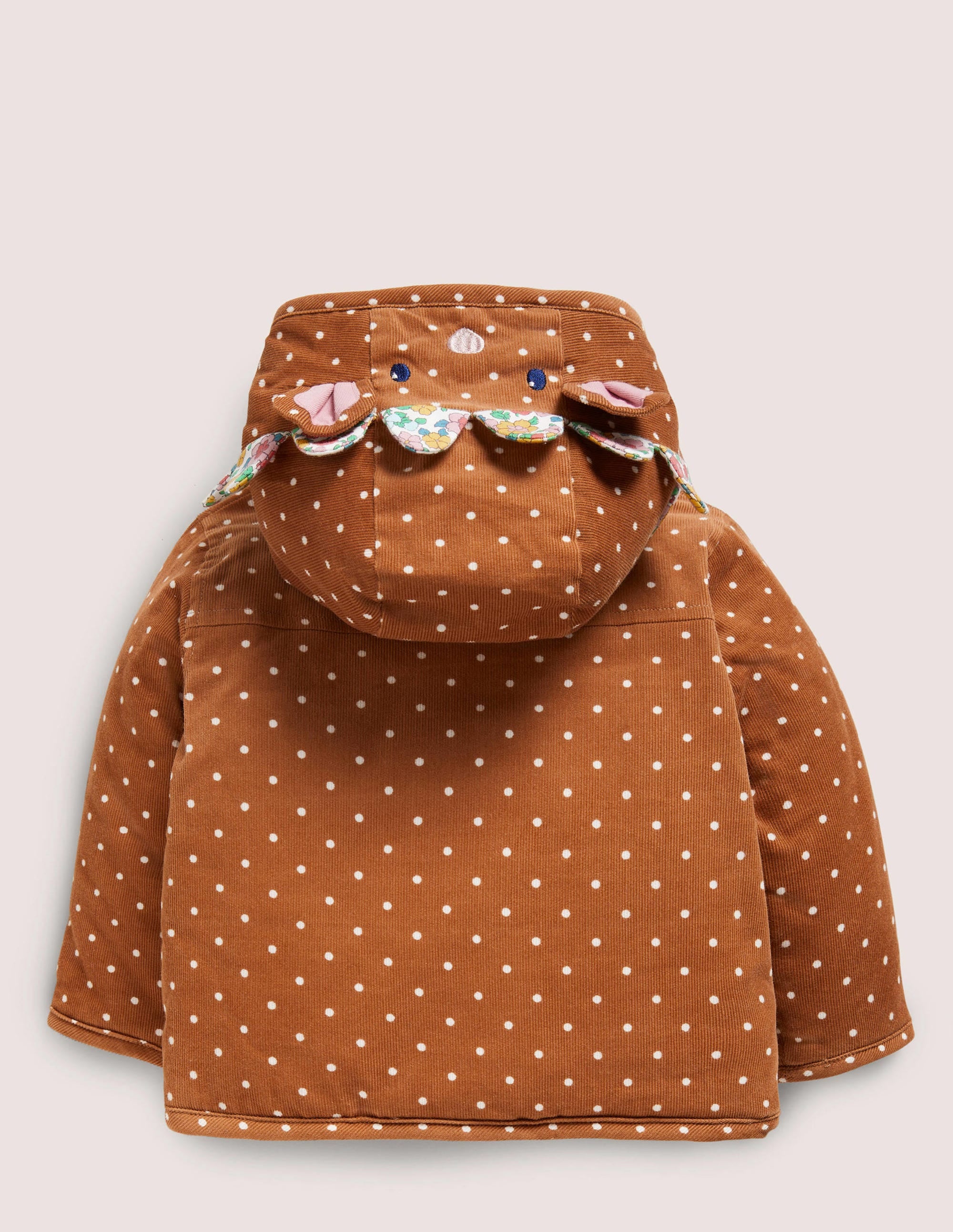 Hedgehog Cord Jacket-Butterscotch Brown Hedgehog - Image 2