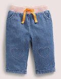 Pantalon tissé-Chambray