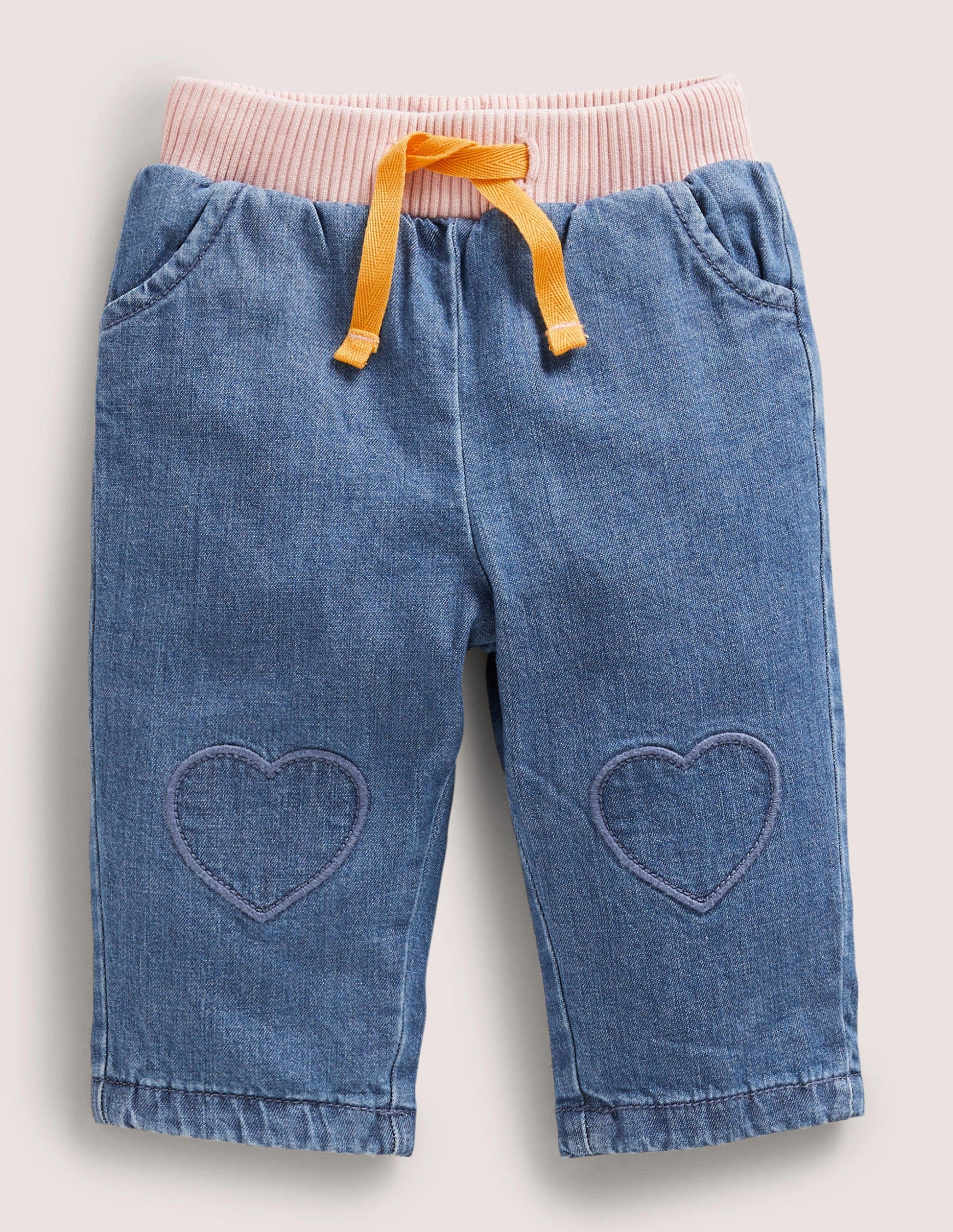 Pantalon tissé-Chambray-1