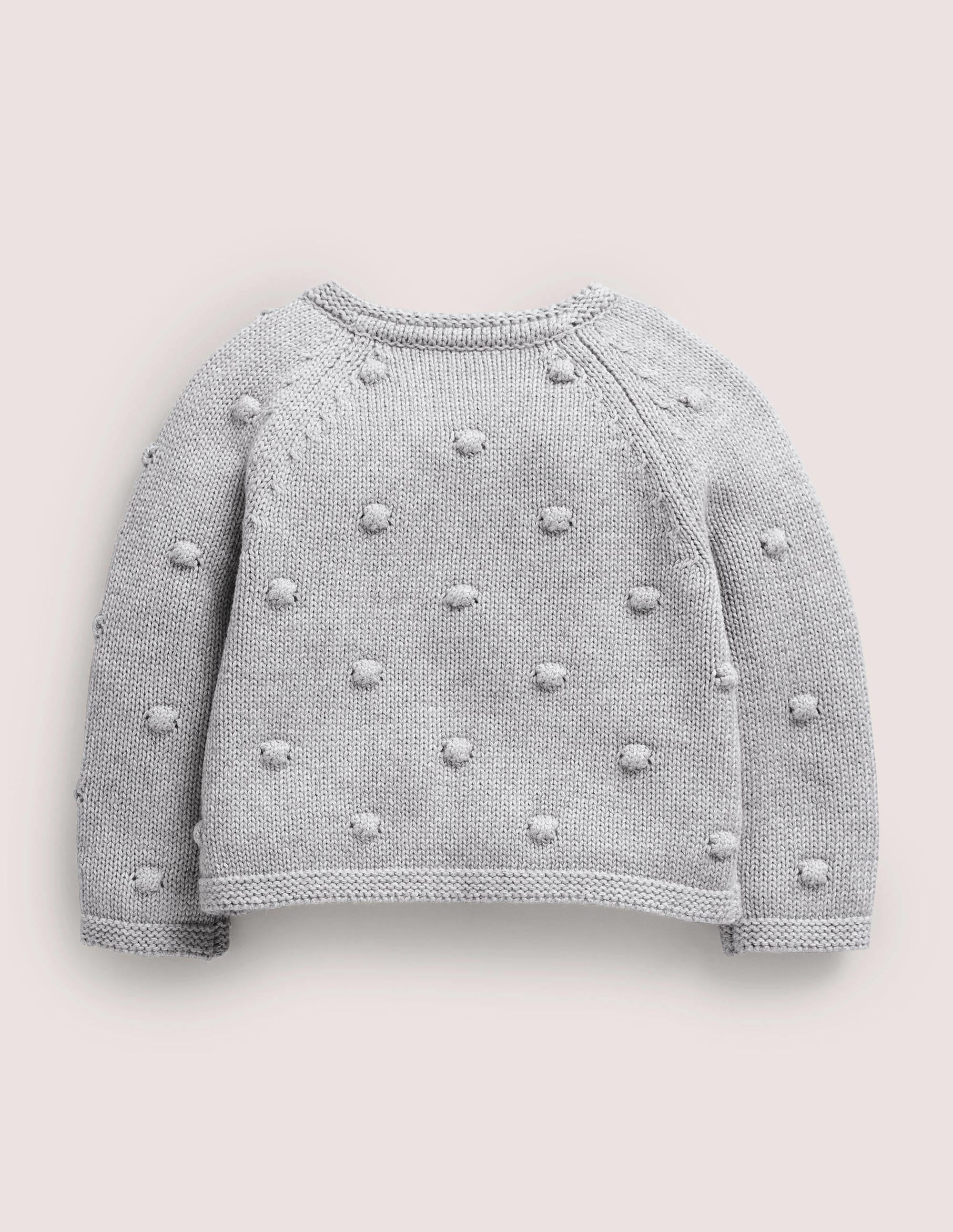 Cosy Bobble Cardigan-Silver Marl - Image 2