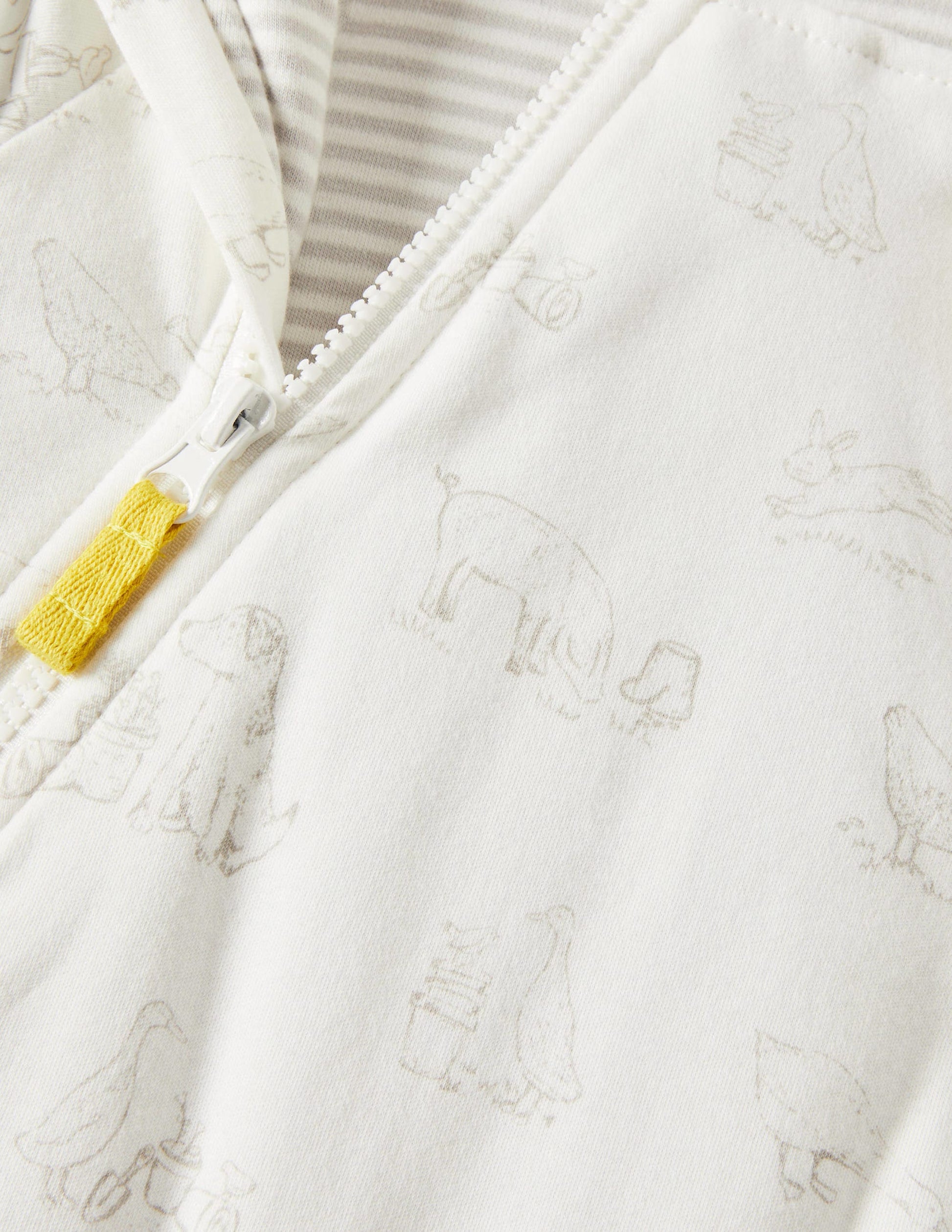 Cosy Pram Suit-Ivory Farmyard-3