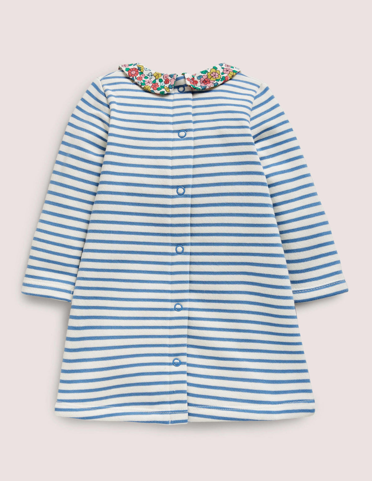 Sweatshirtkleid mit Applikation-Naturweiß/Elisabethanisches Blau, Hund - Image 2