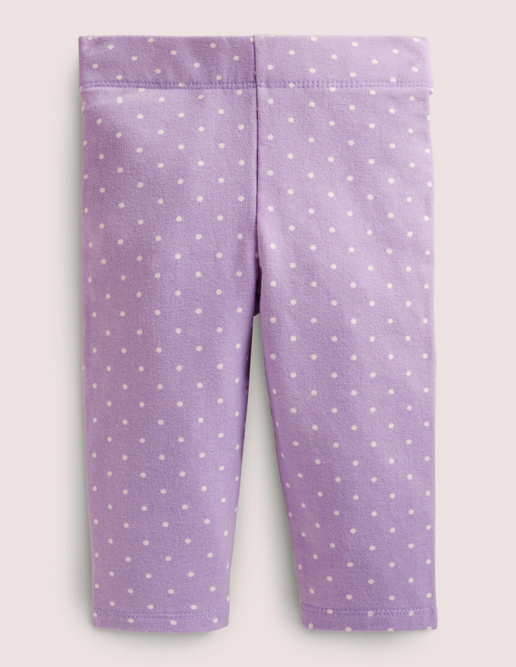 Cosy Leggings-Lilac Pin Spot - Image 1