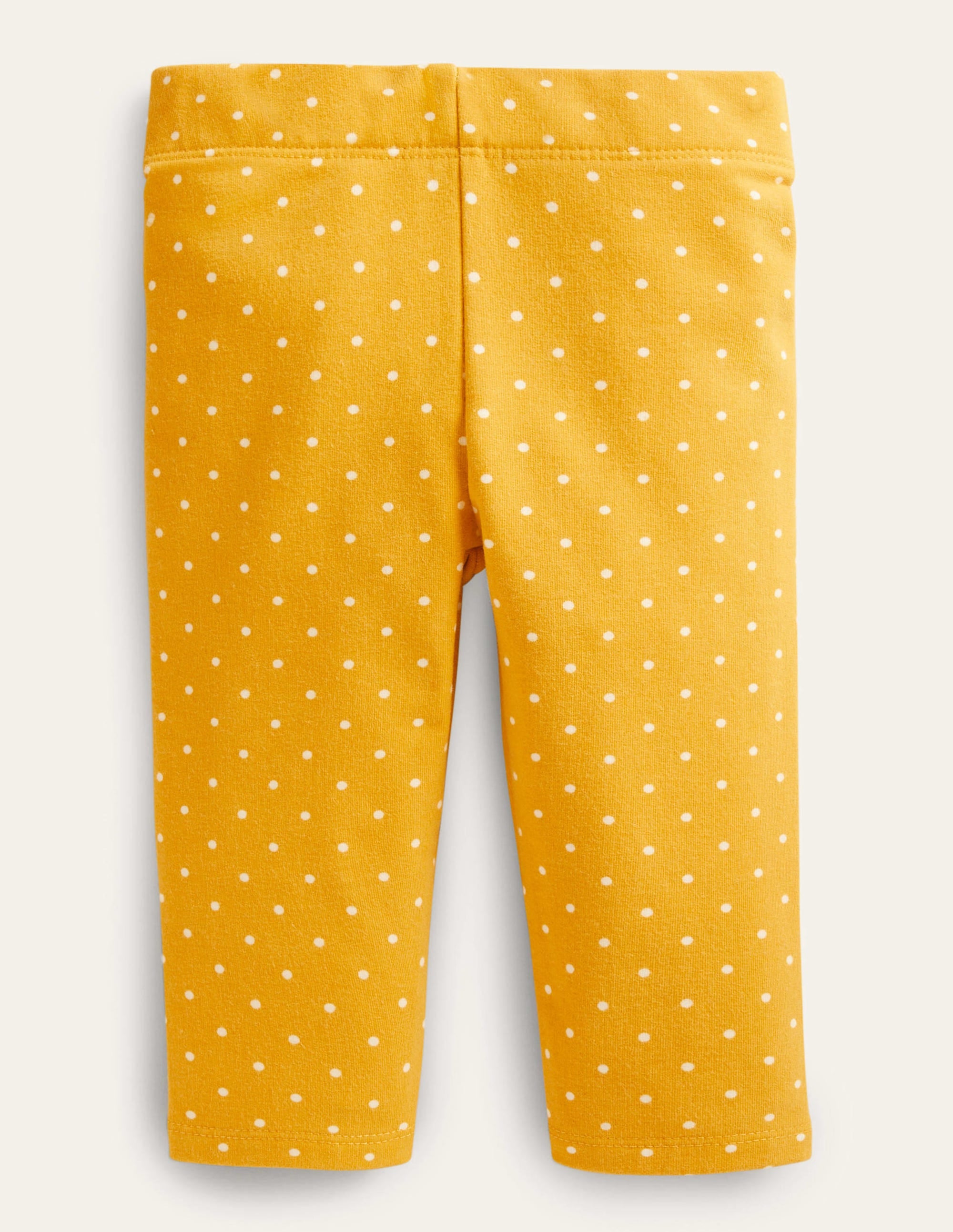 Cosy Leggings-Honeycomb Yellow Pin Spot - Image 1