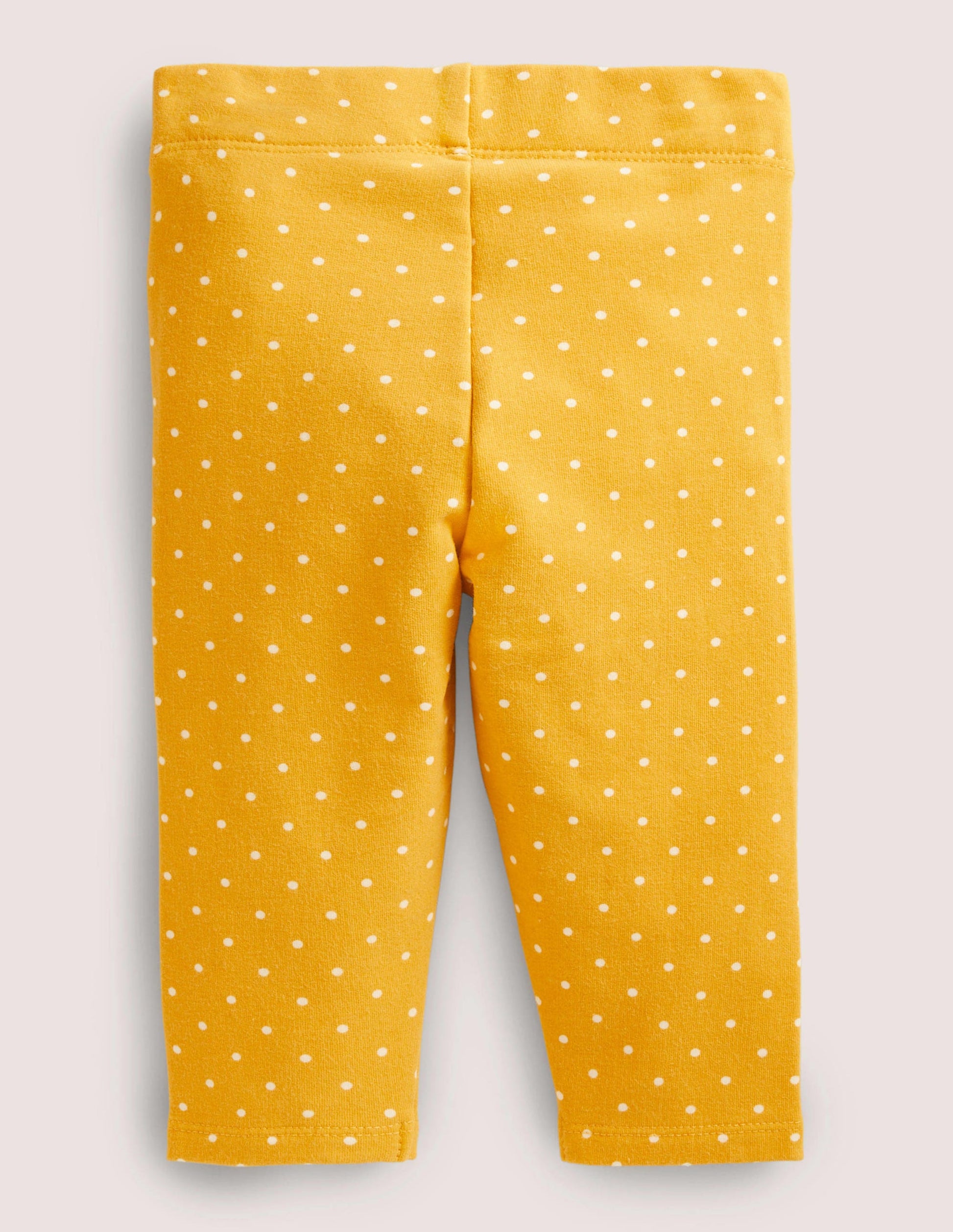Cosy Leggings-Honeycomb Yellow Pin Spot-2