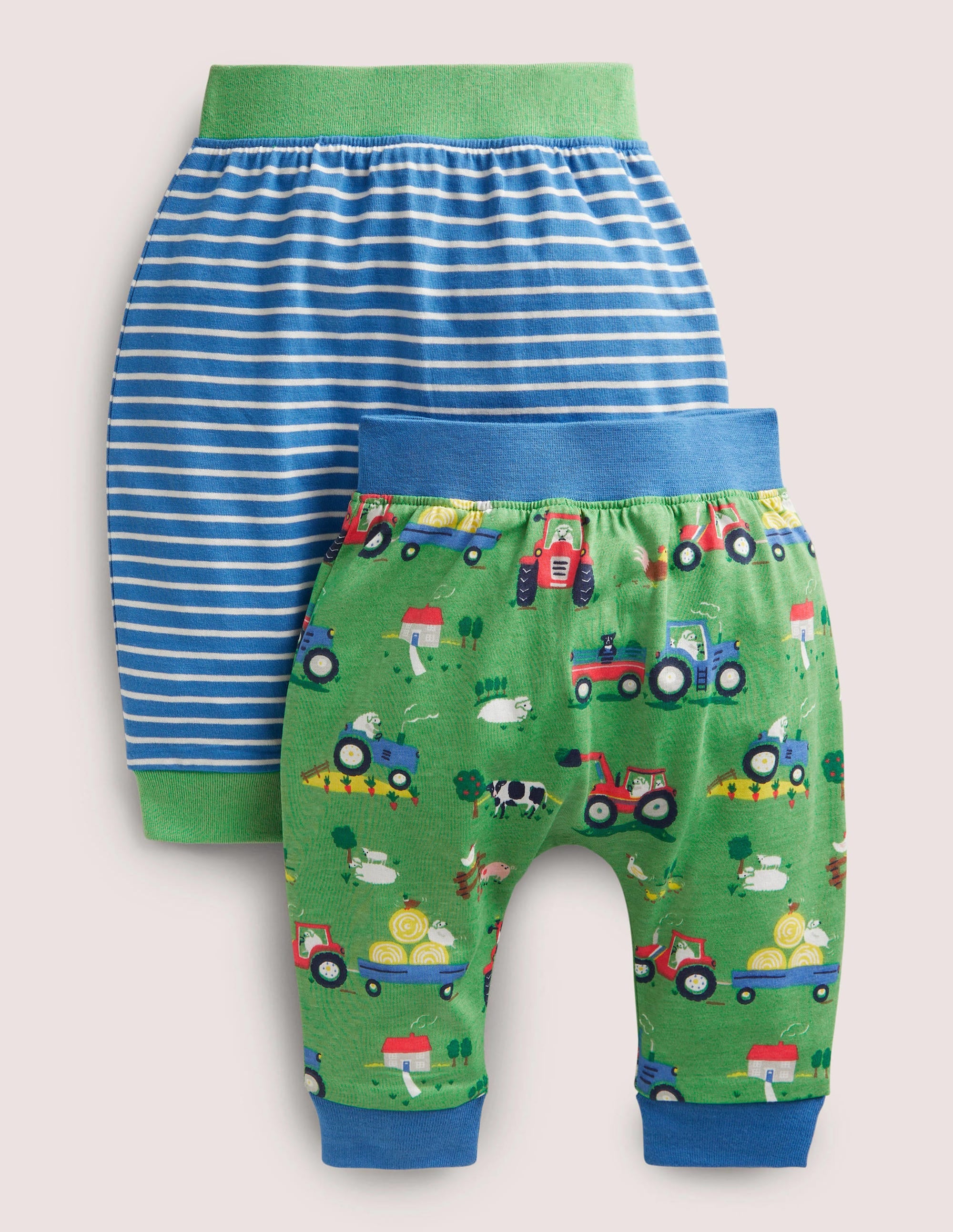 Gemusterte Hosen im Doppelpack-Leguangrün, Bauernhoffreunde - Image 1