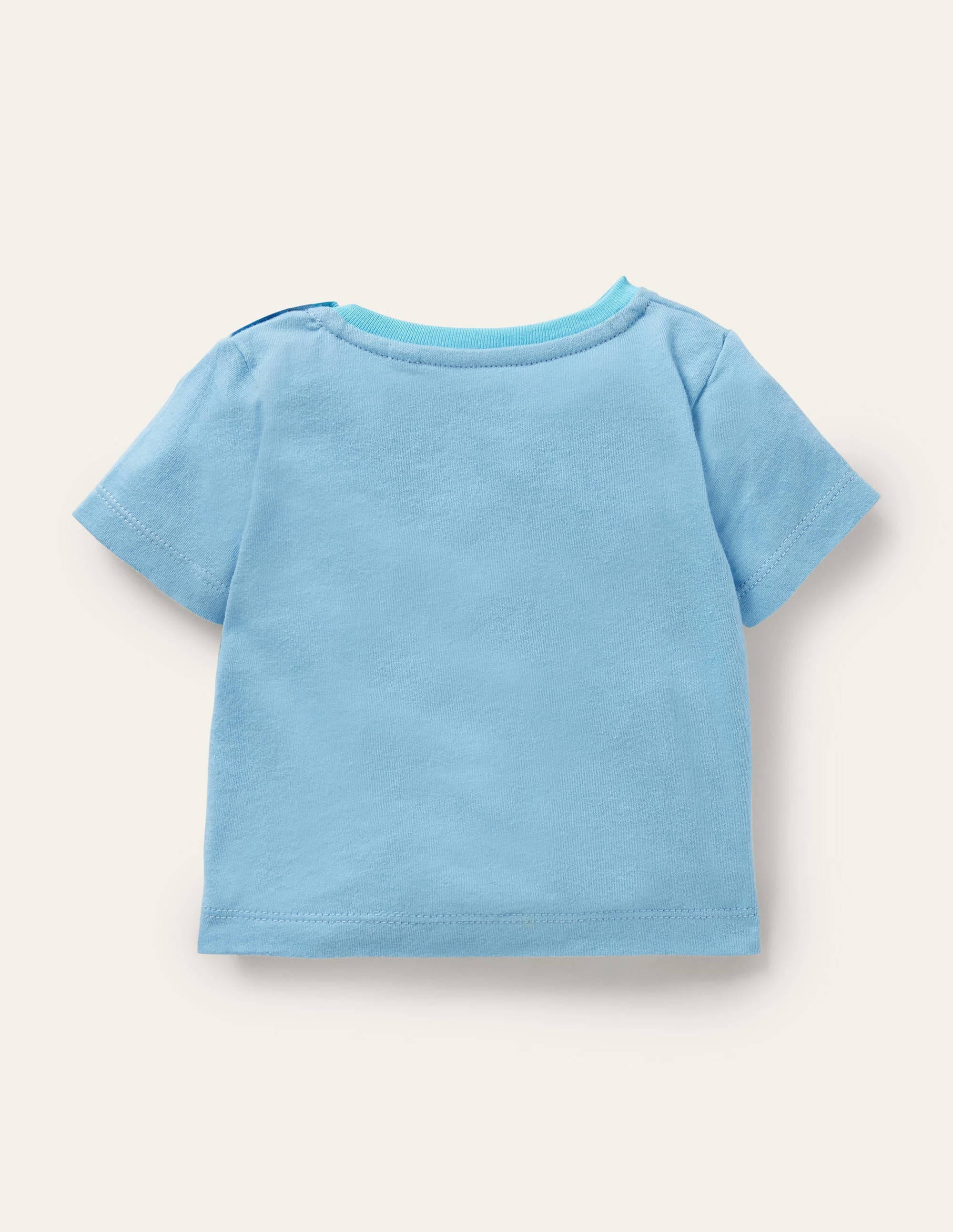 T-shirt en jersey avec rabat à soulever-Avion bleu géorgien - Image 2