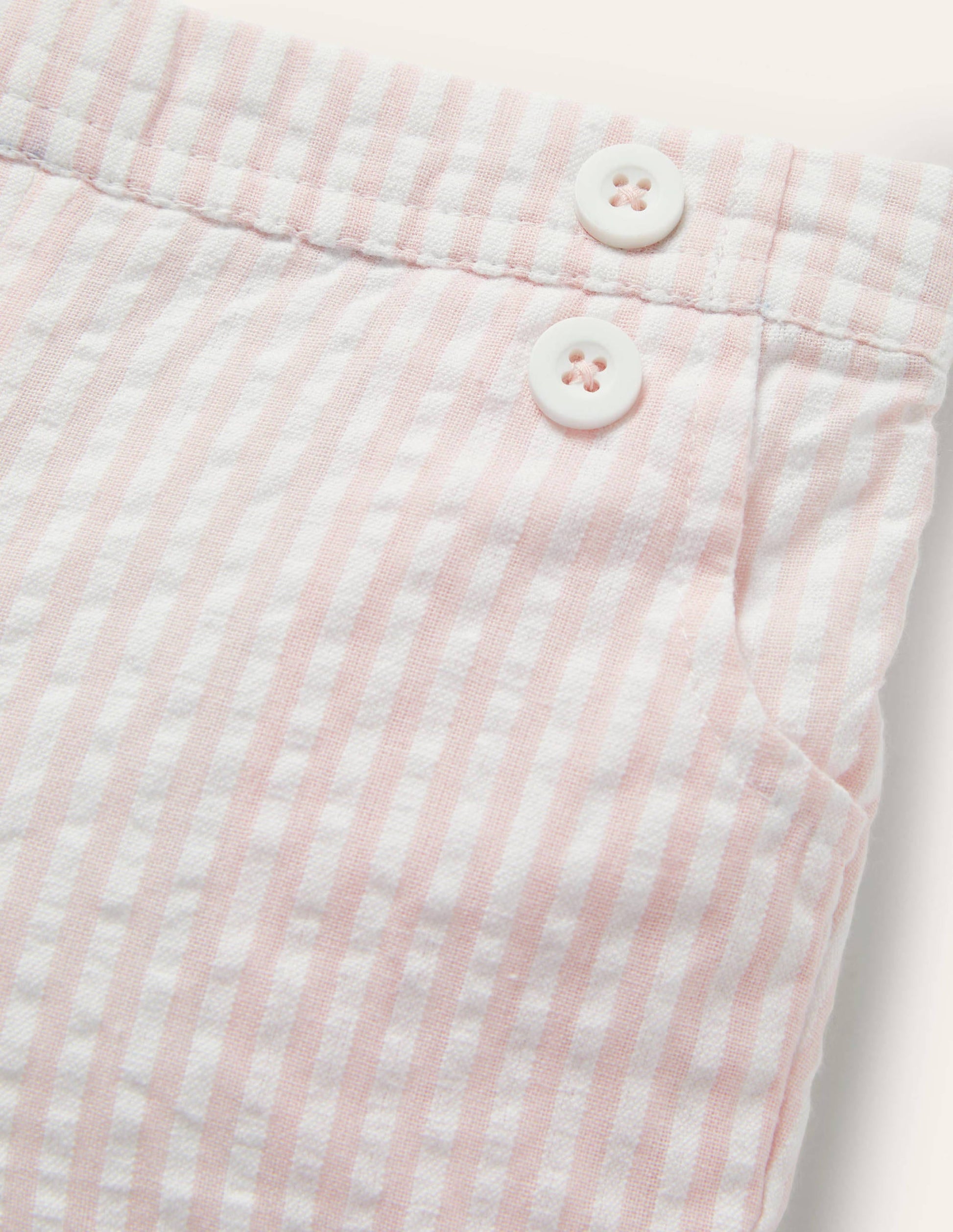 Short bouffant tissé-Coutil ivoire/limonade rose-3