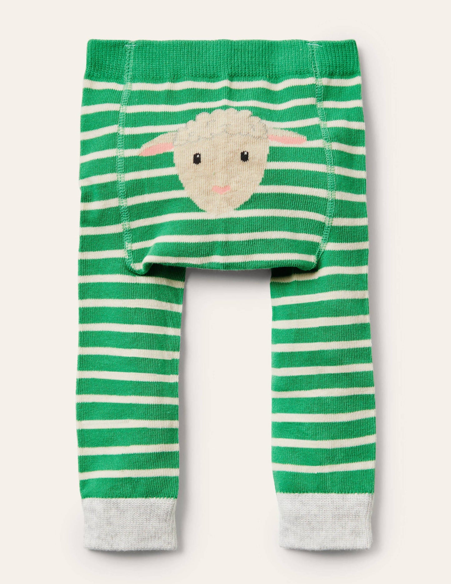 Knitted Leggings-Green Sheep