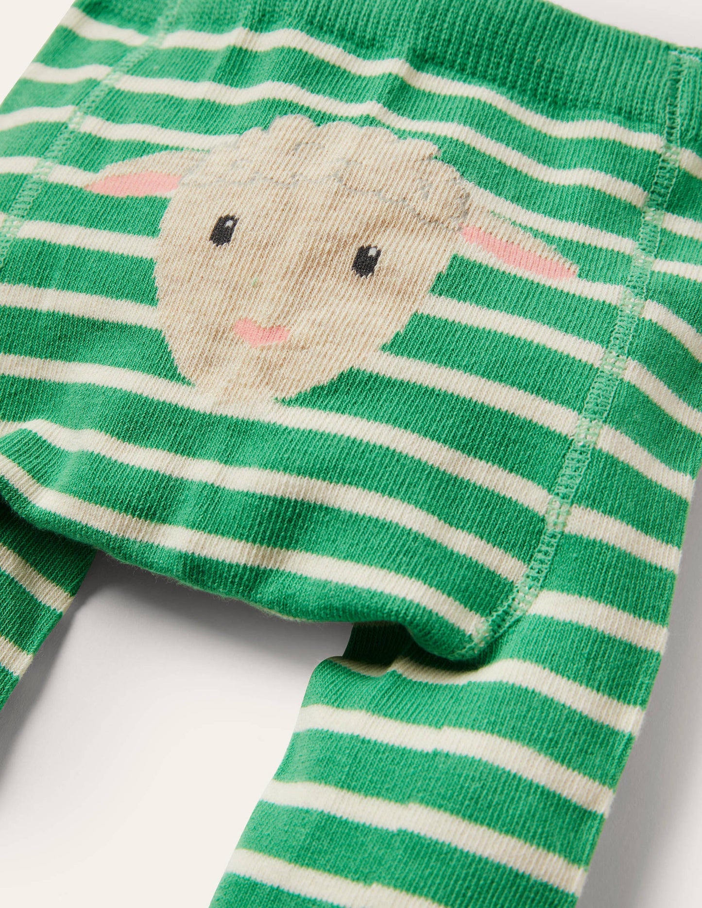 Knitted Leggings-Green Sheep