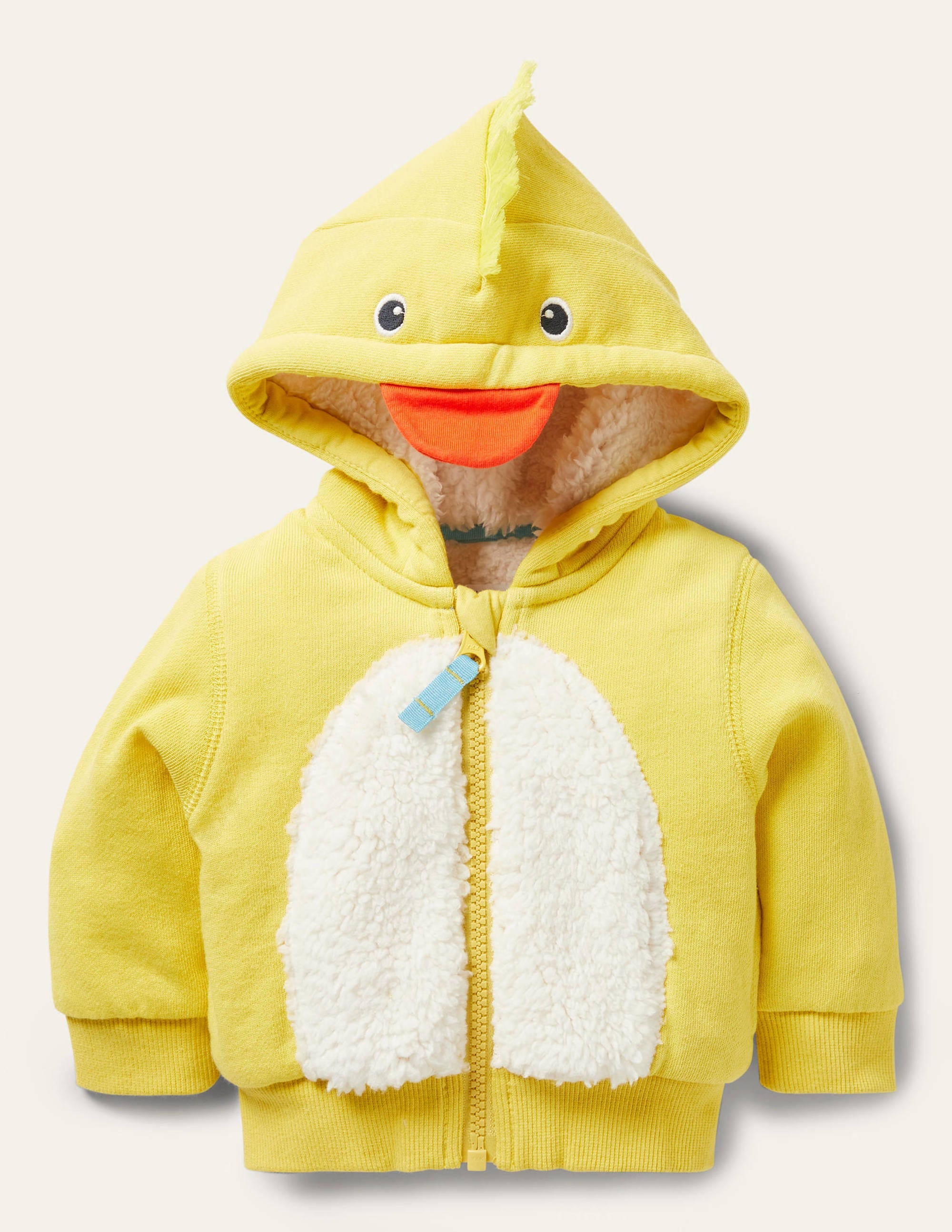 Hoodie mit Teddyfutter-Maisgelb, Küken - Image 1