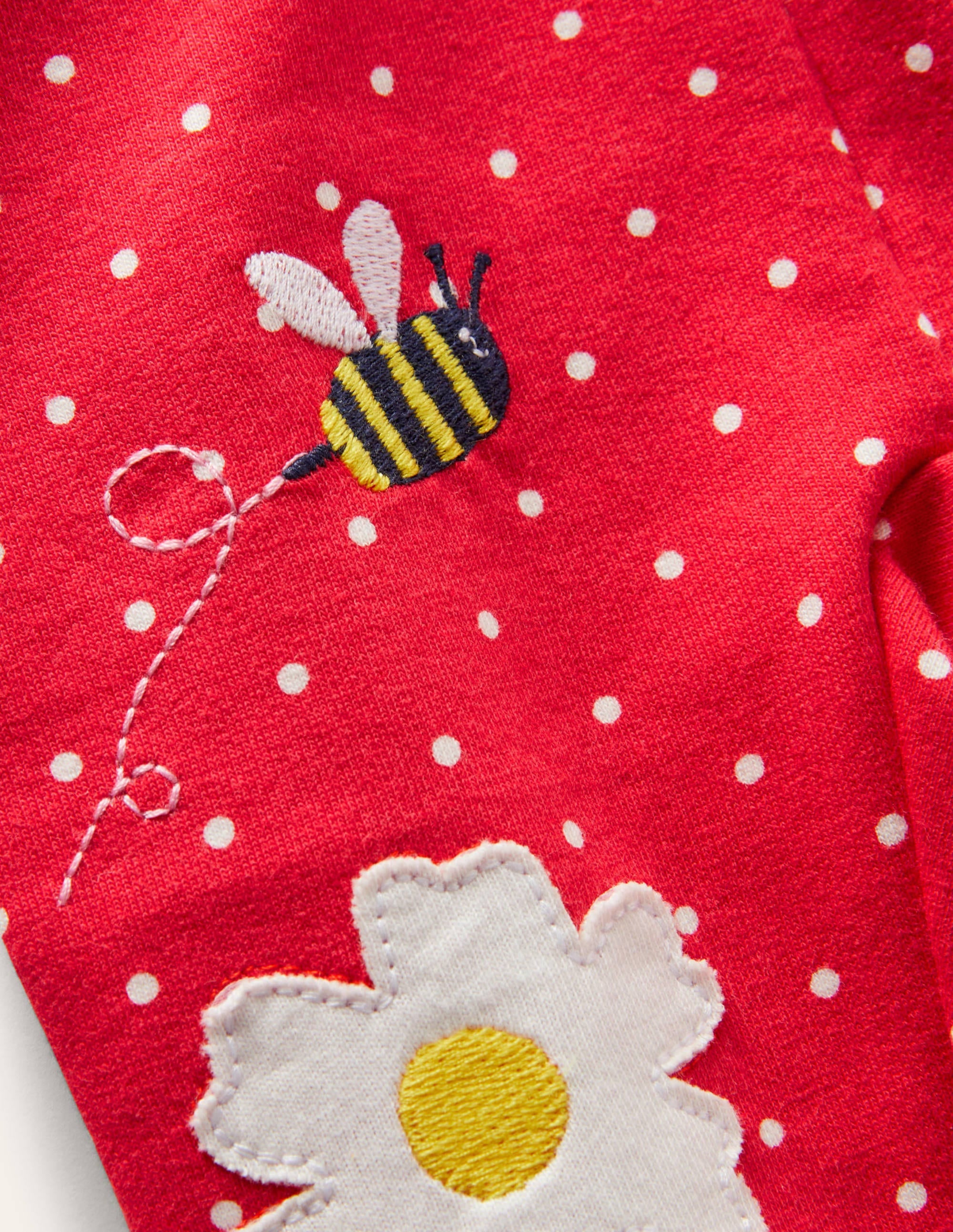 Jerseyhose mit Applikation-Erdbeerkuchen, Pünktchen - Image 3