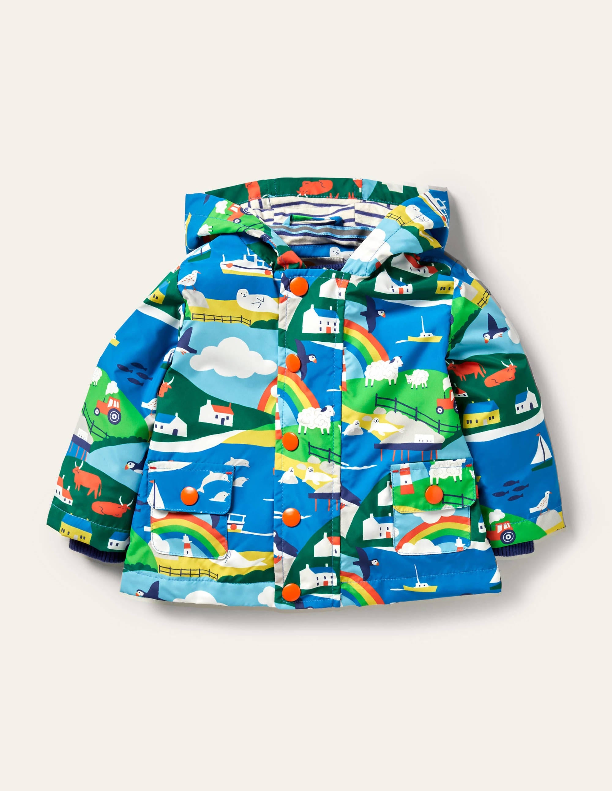 Veste 3-en-1 imprimée-Paysage littoral multi - Image 1