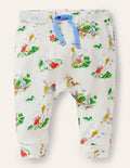 GOTS Organic Newborn Trousers-Ivory Daydreaming Bunny