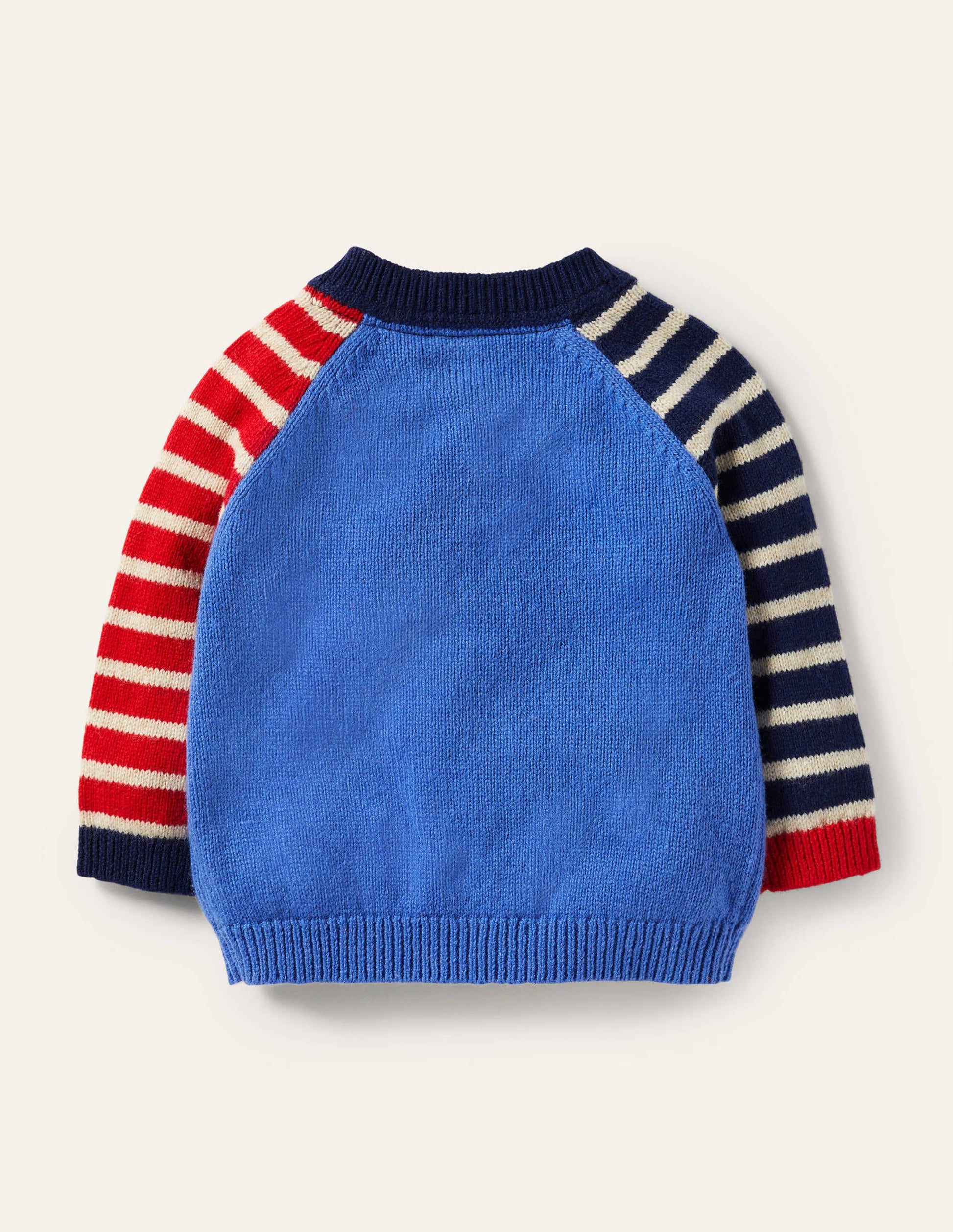 Pull en maille-Macareux bleu élisabéthain-2