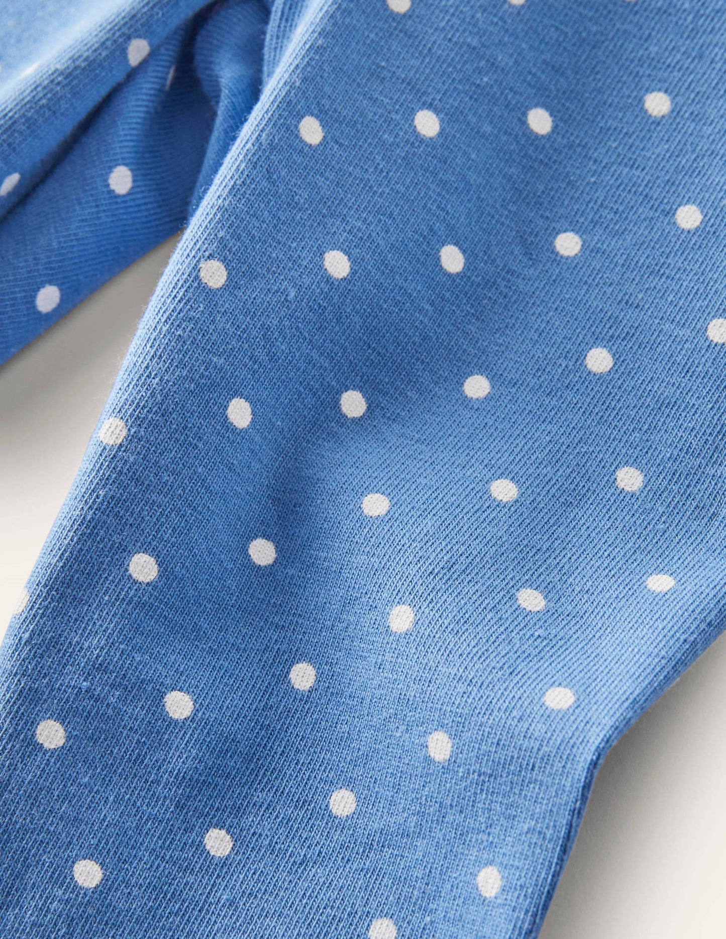 Baby-Leggings-Helles Glockenblumenblau, Pünktchen