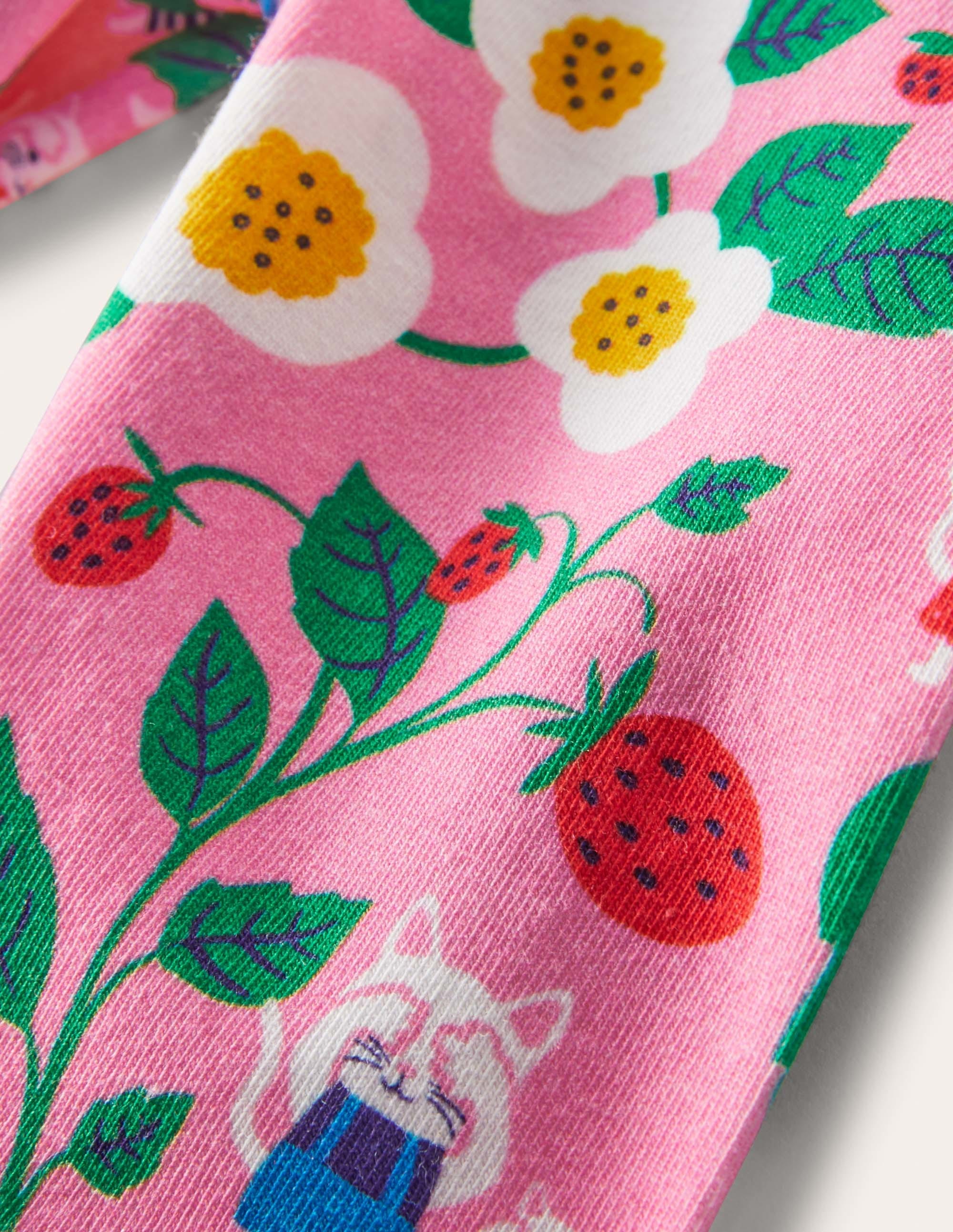Legging pour bébé-Motif Strawberry Patch limonade rose - Image 3