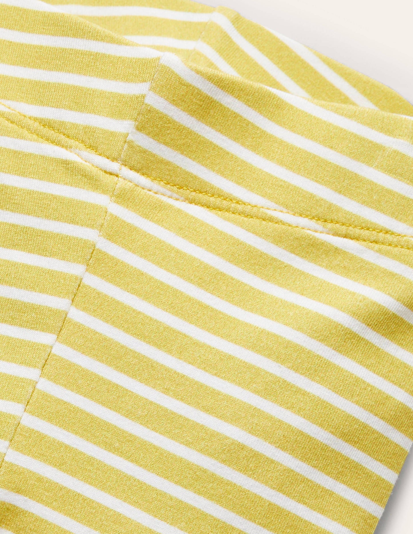 Baby-Leggings-Maisgelb/Naturweiß