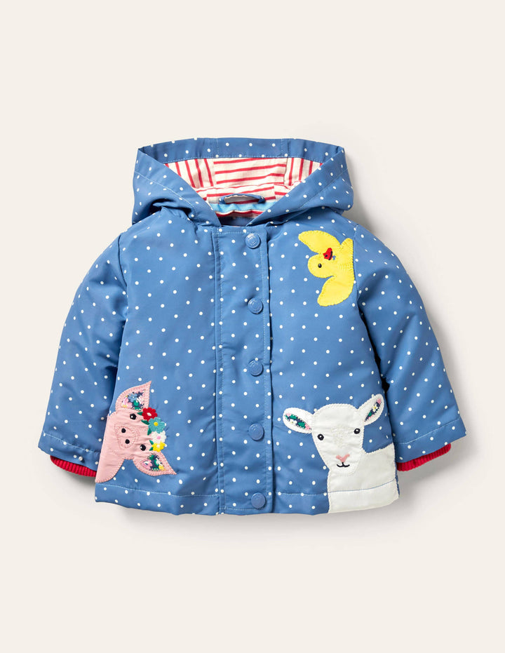 3-in-1-Jacke-Elisabethanisches Blau