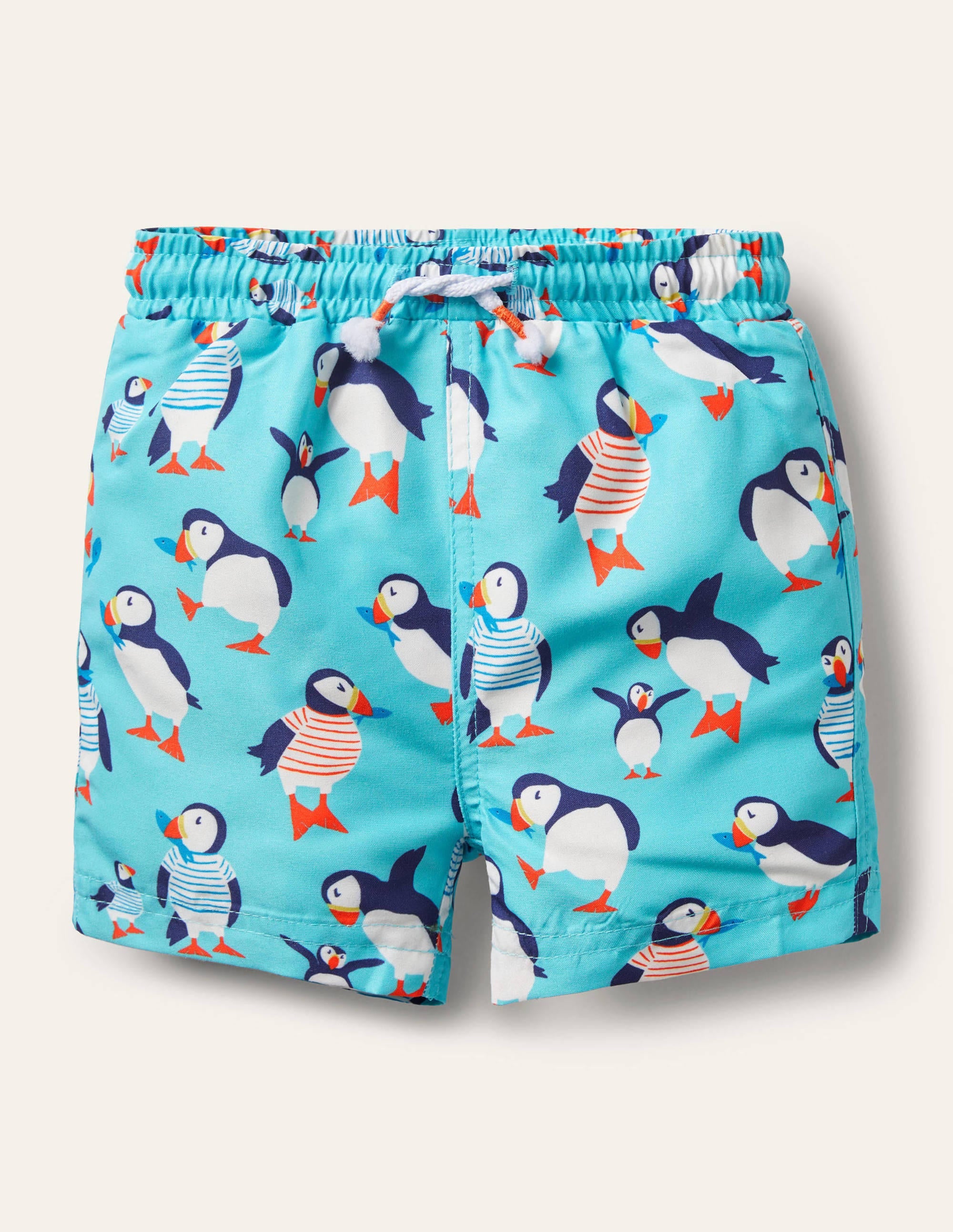Badeshorts-Bunt, Papageitaucher - Image 1