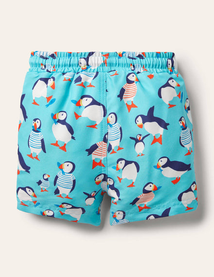 Badeshorts-Bunt, Papageitaucher