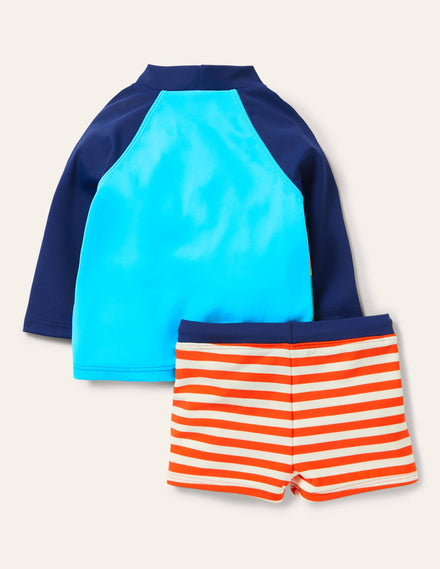 Rash Vest Set-Puffins Scene
