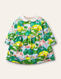 Robe en jersey avec col-Ferme littorale multi