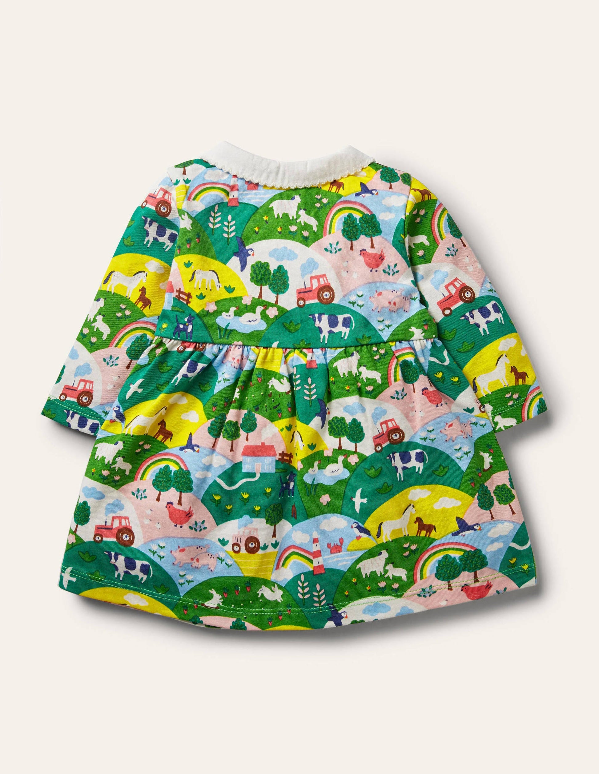 Robe en jersey avec col-Ferme littorale multi-2