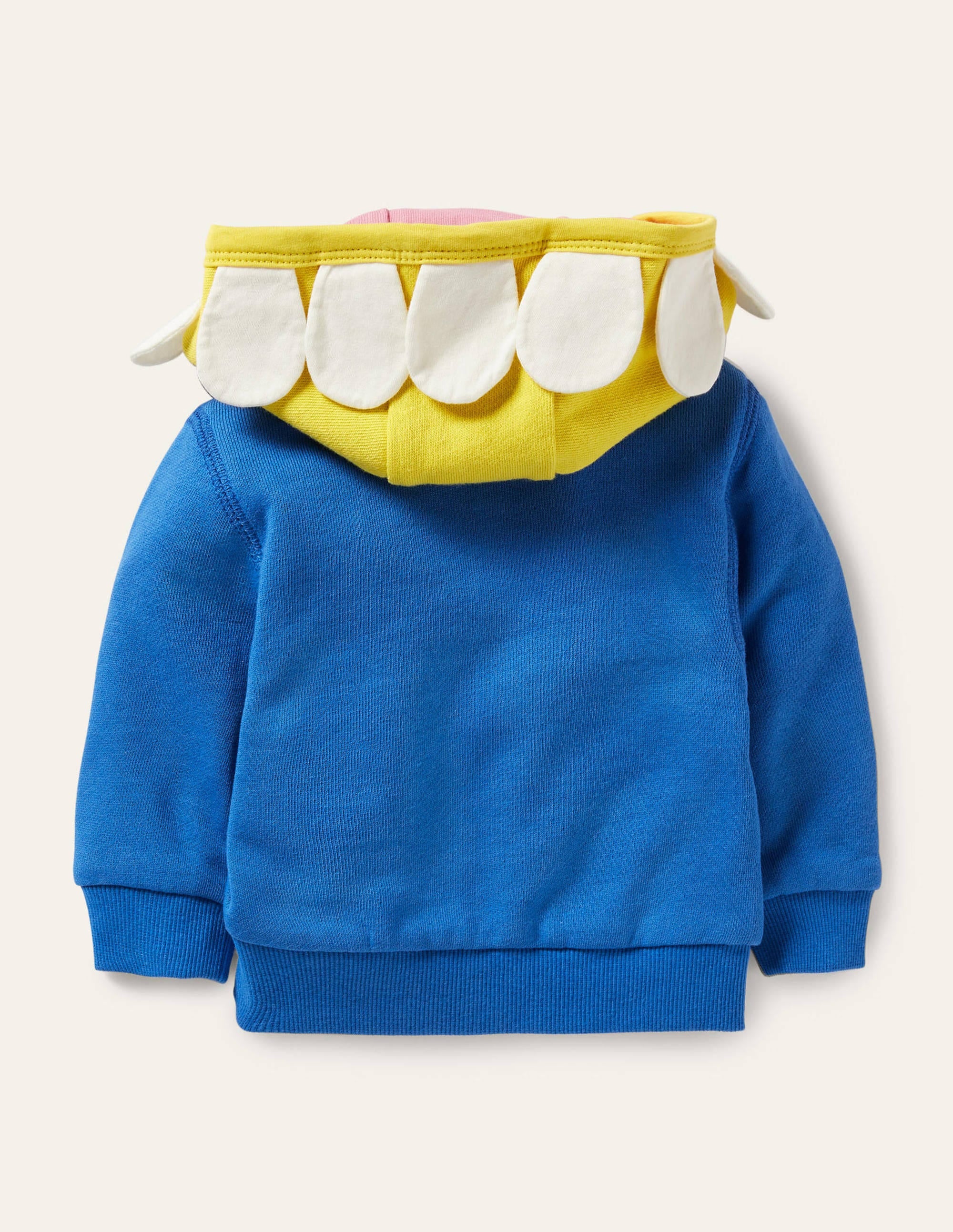 Sweat à capuche à appliqué-Fleur bleue - Image 2