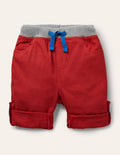 Pantalon à retrousser-Rouge