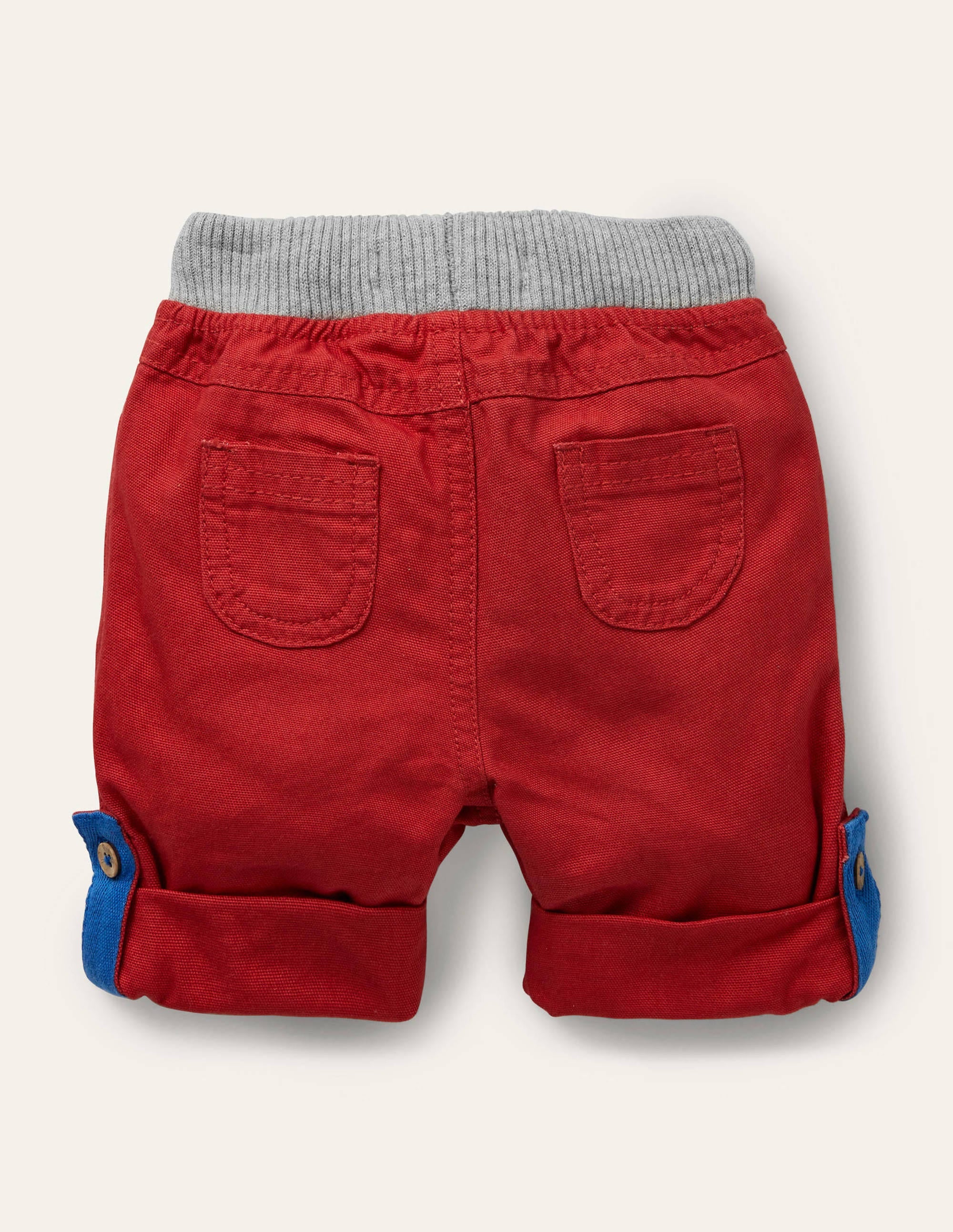 Pantalon à retrousser-Rouge - Image 2