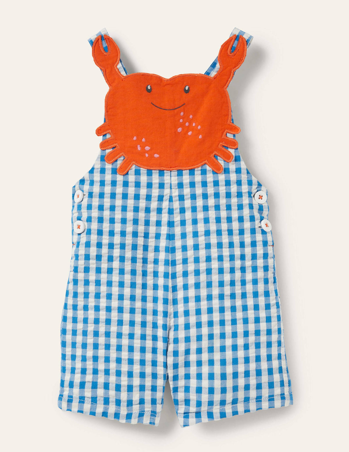 Originelle Latzhose-Blau, Vichykaros/Krebs - Image 1